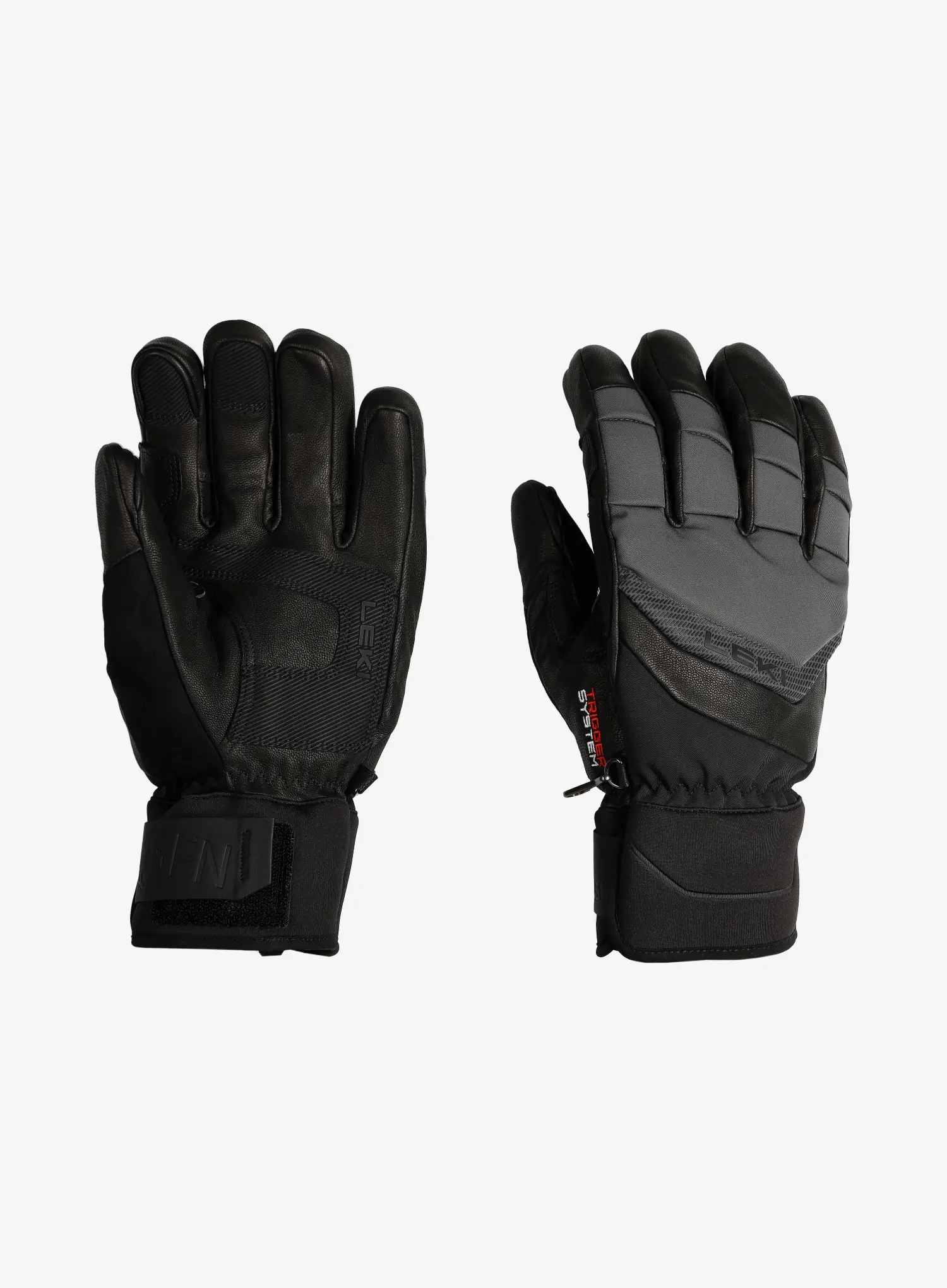 Skijaške rukavice Leki Griffin Base 3D - black/graphite