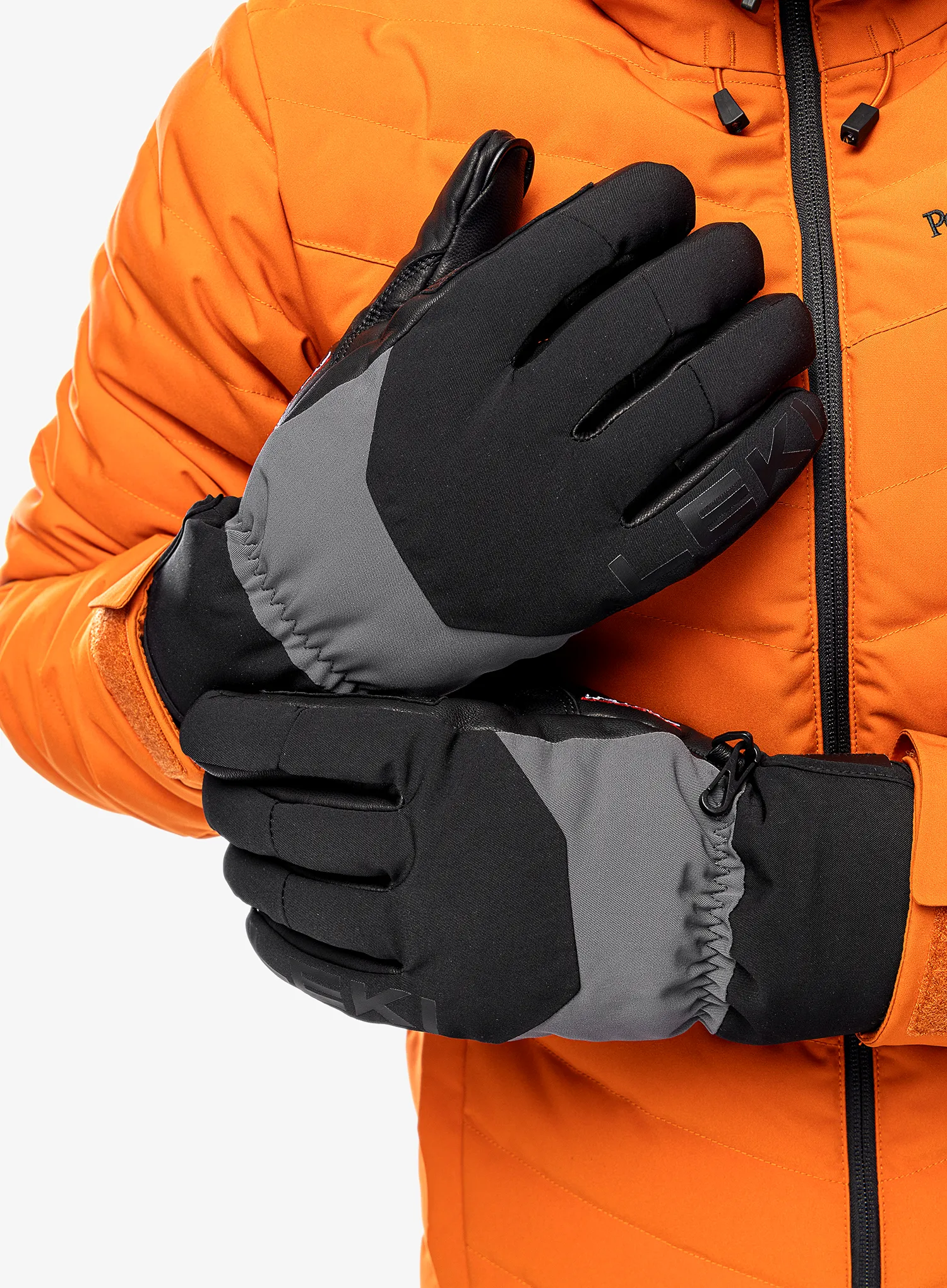 Skijaške rukavice Leki Hevon Thermo 3D - black