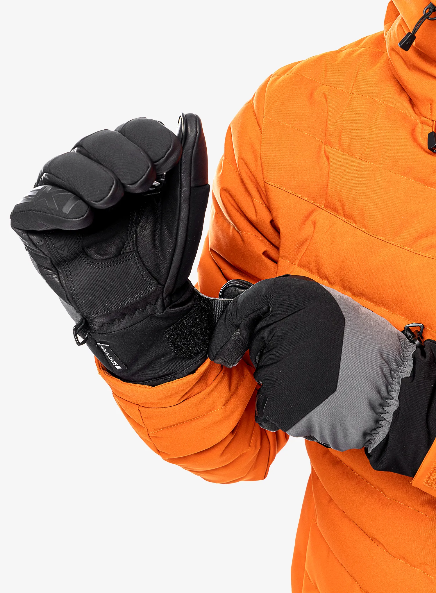 Skijaške rukavice Leki Hevon Thermo 3D - black