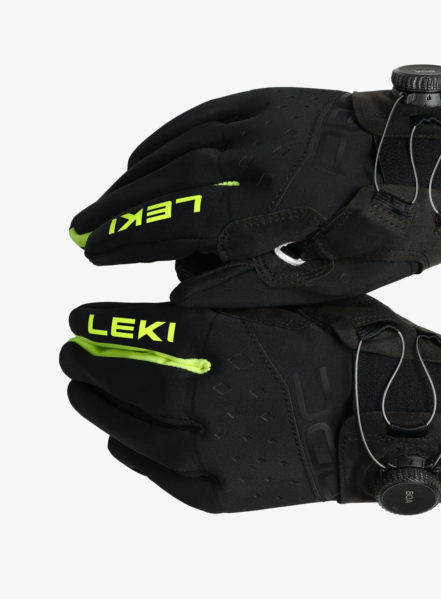 Rukavice Leki PRC Boa Shark - black/neonyellow