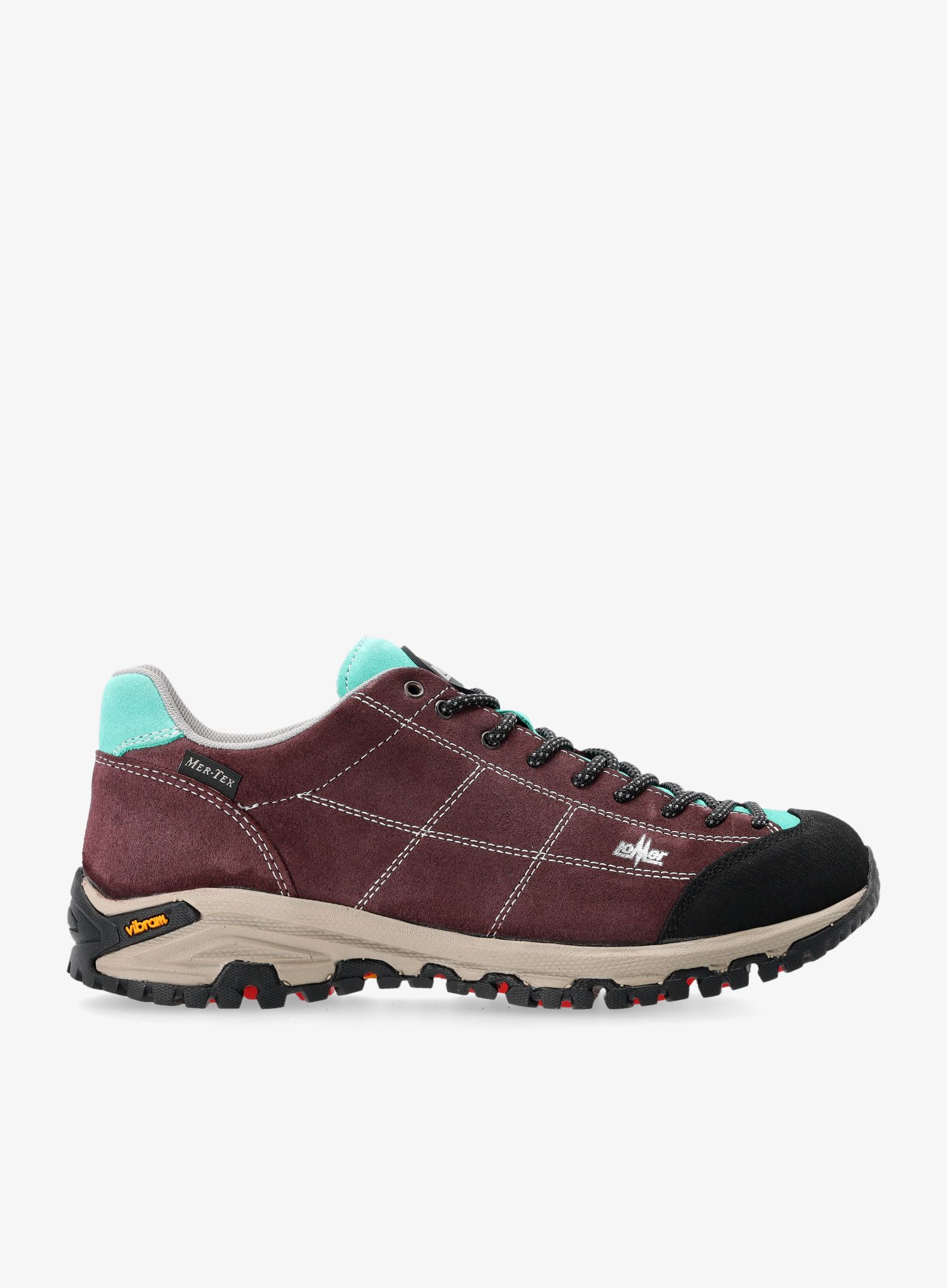 Ženske outdoor cipele Lomer Maipos Suede MTX - borgogna/mint