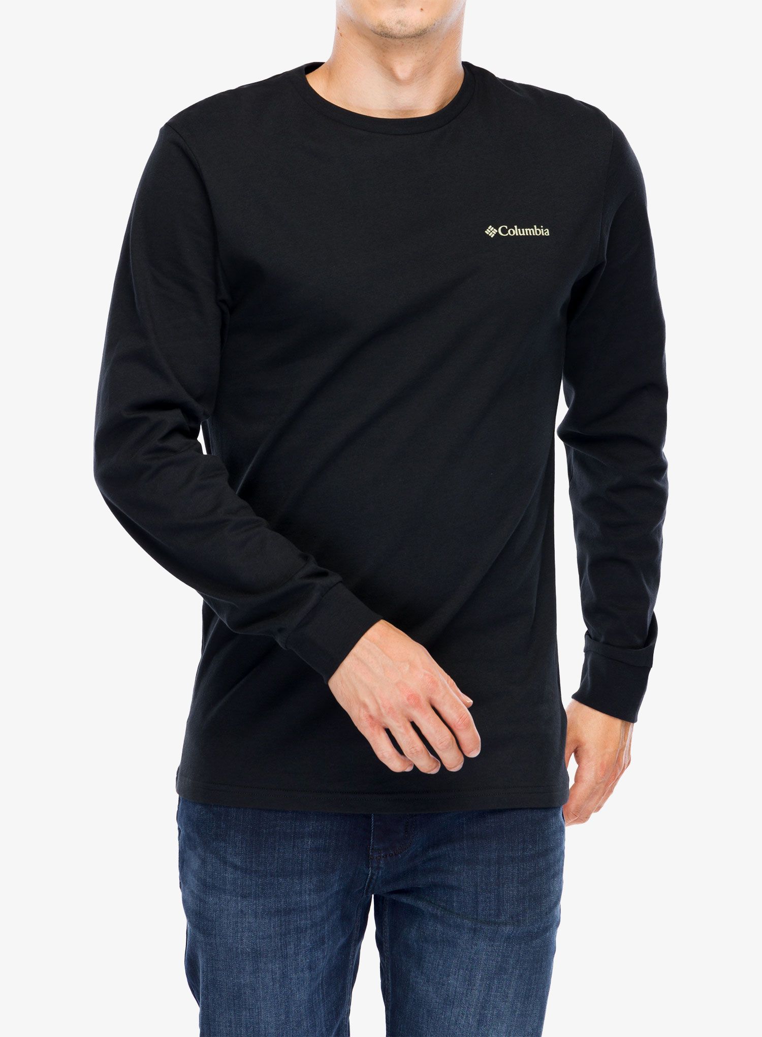 Majica dugih rukava Columbia Explorers Canyon LS T-Shirt - black/torn sunscape
