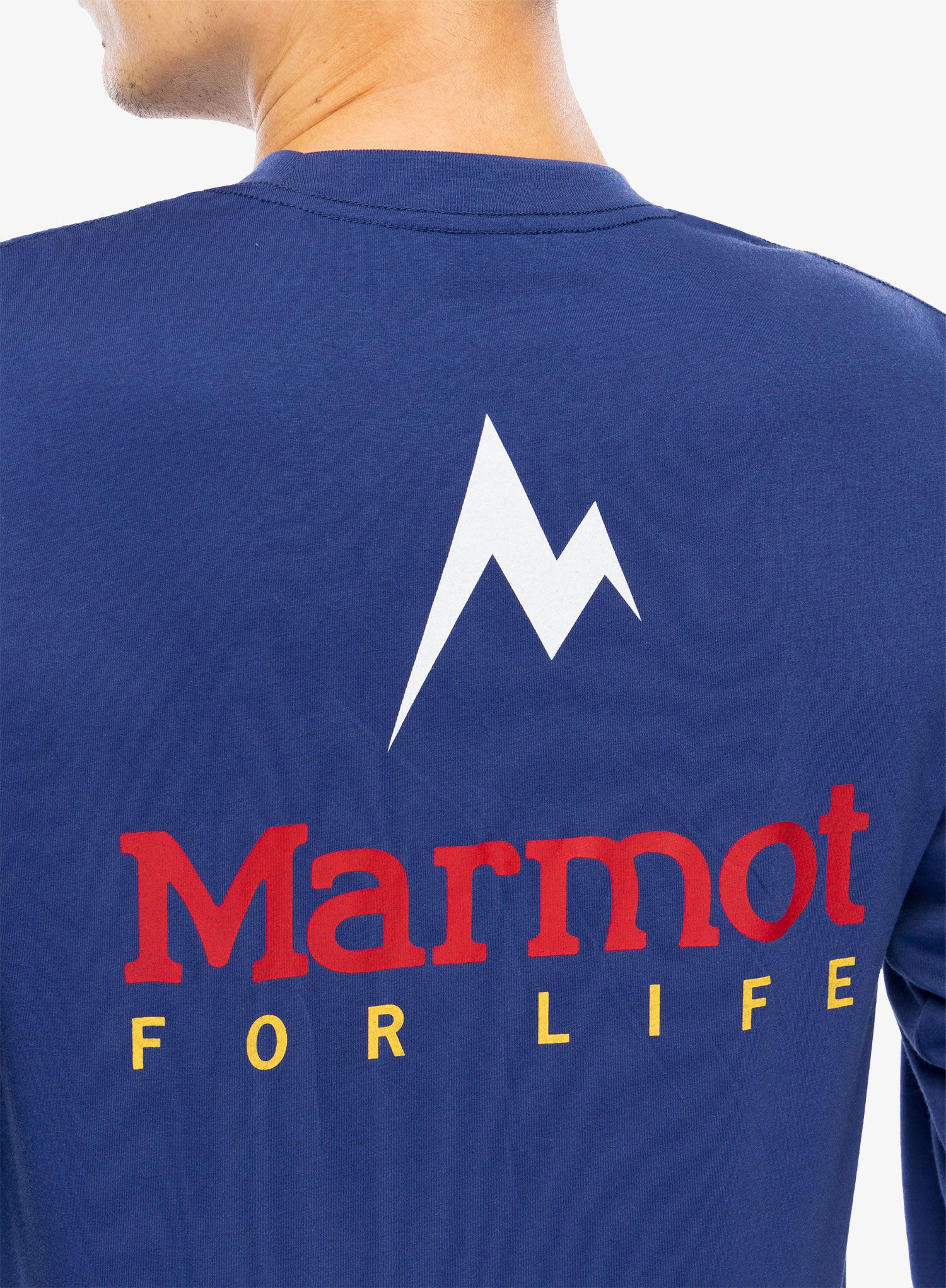Majica dugih rukava Marmot For Life Tee LS - twilight blue