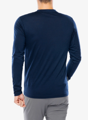 Majica dugih rukava Sensor Merino Active Outside Tee LS - deep blue