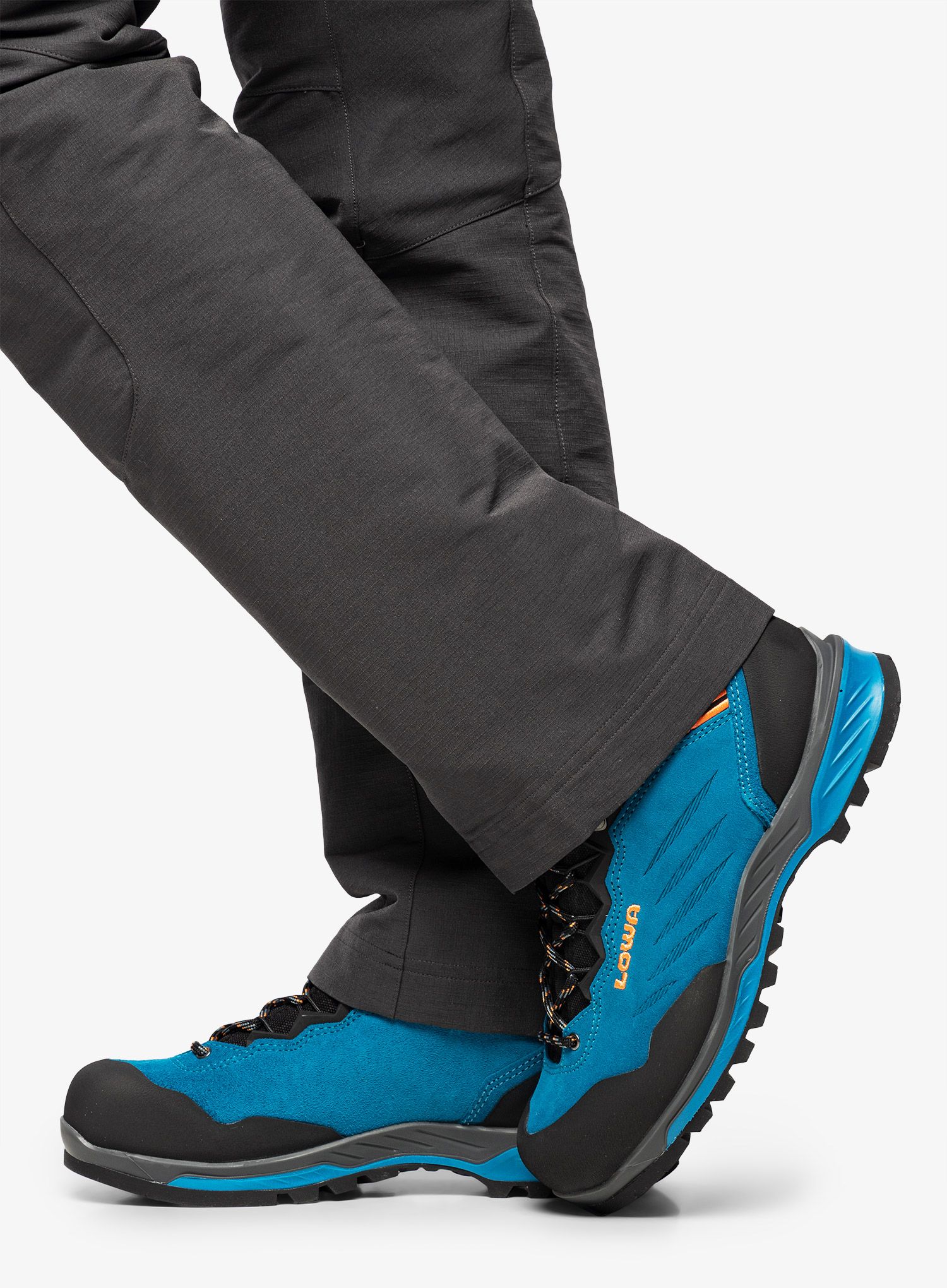 Ženske alpinističke cipele Lowa Cadin II GTX Mid - turquoise/mandarin