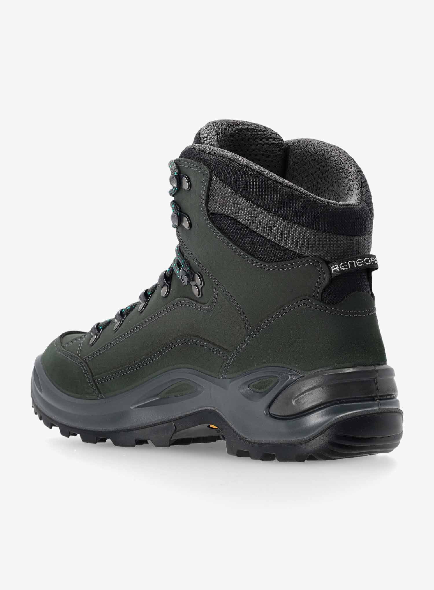 Ženske cipele Lowa Renegade GTX Mid - asphalt/turquoise