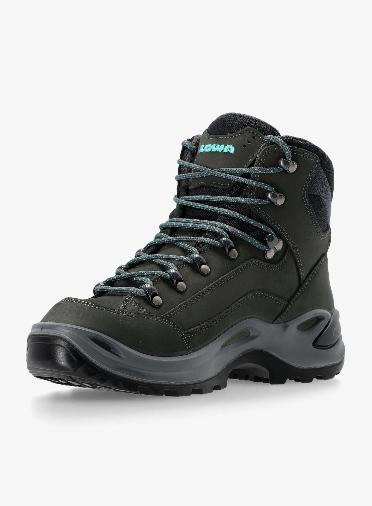 Ženske trekking cipele Lowa Renegade GTX Mid - asphalt/turquoise