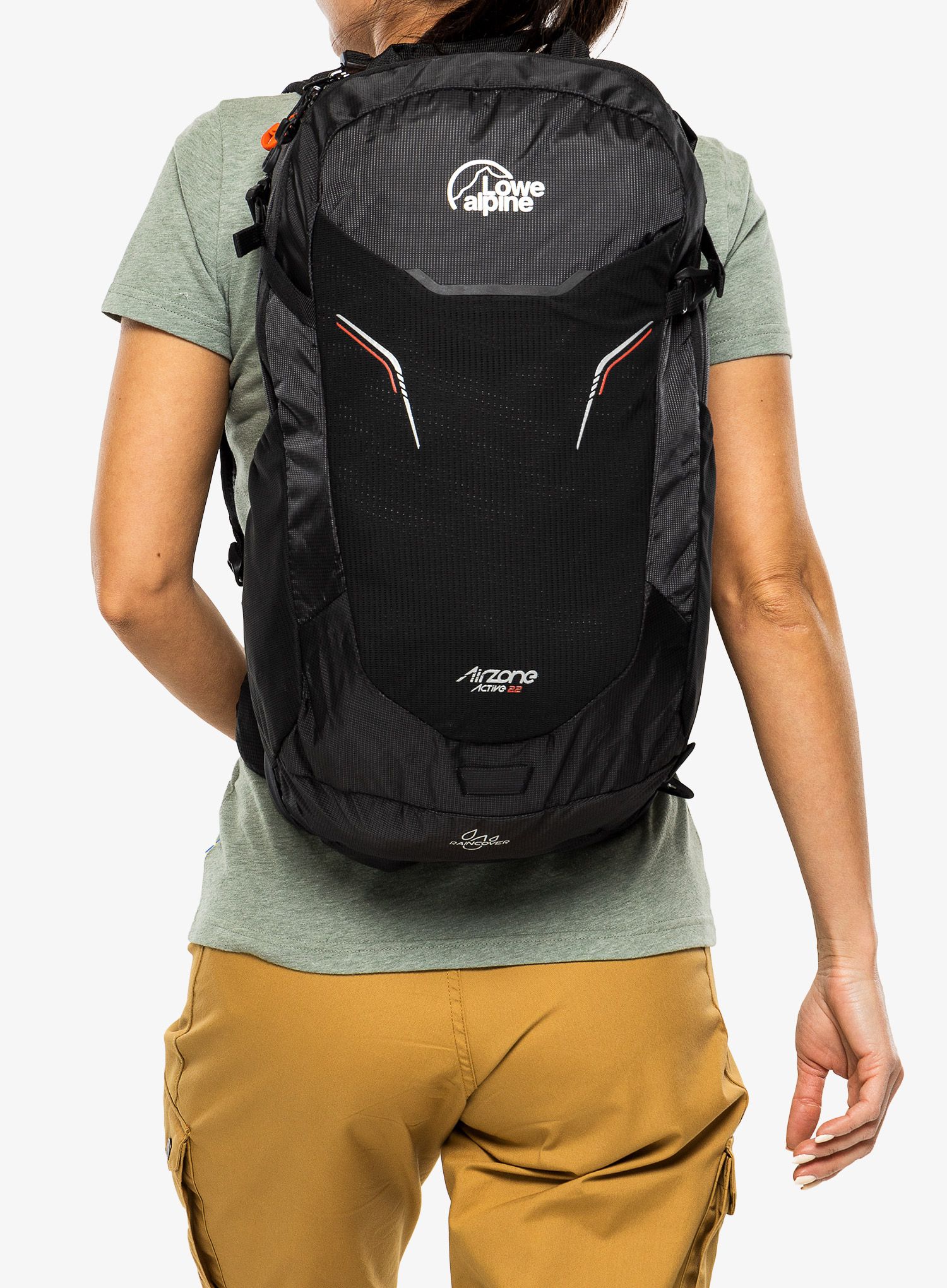 Ruksak s odstojnom mrežom Lowe Alpine AirZone Active 22 - black