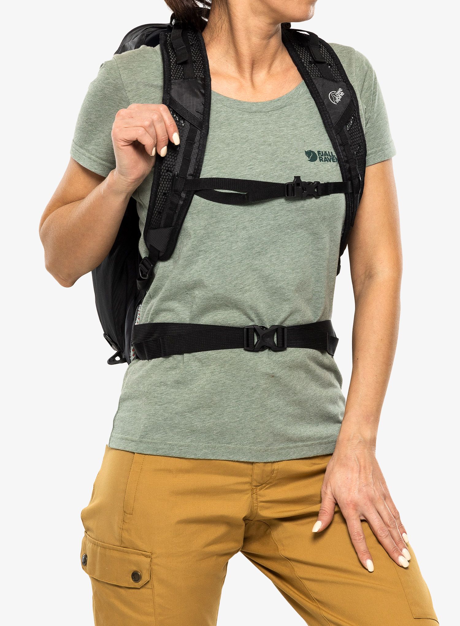 Ruksak s odstojnom mrežom Lowe Alpine AirZone Active 22 - black