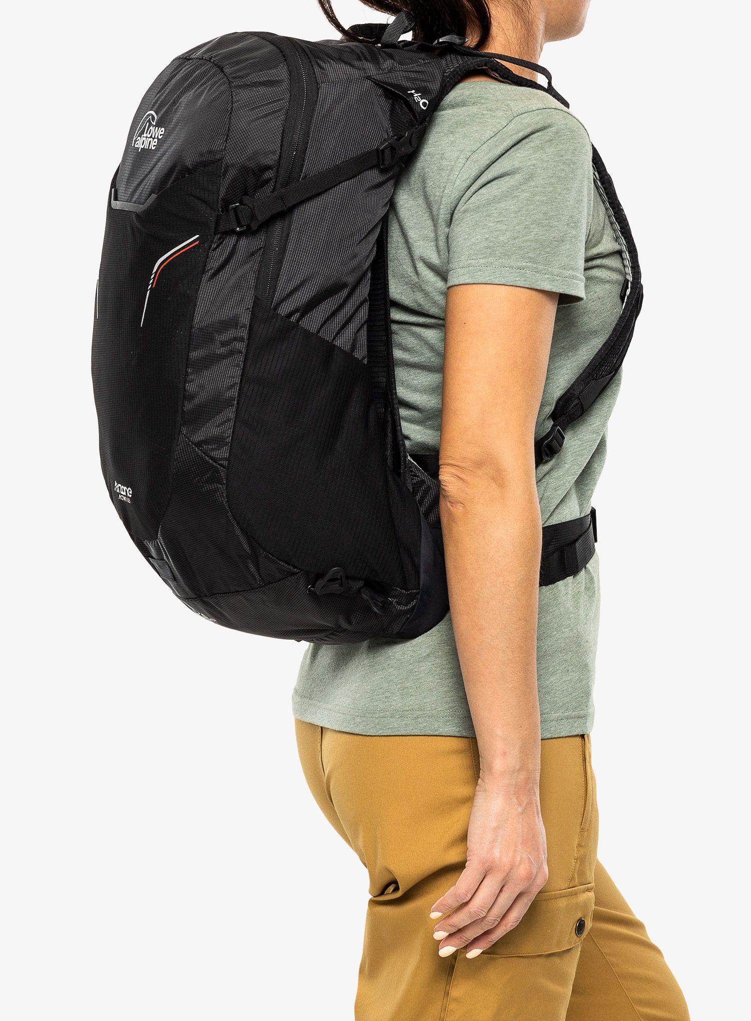 Ruksak s odstojnom mrežom Lowe Alpine AirZone Active 22 - black