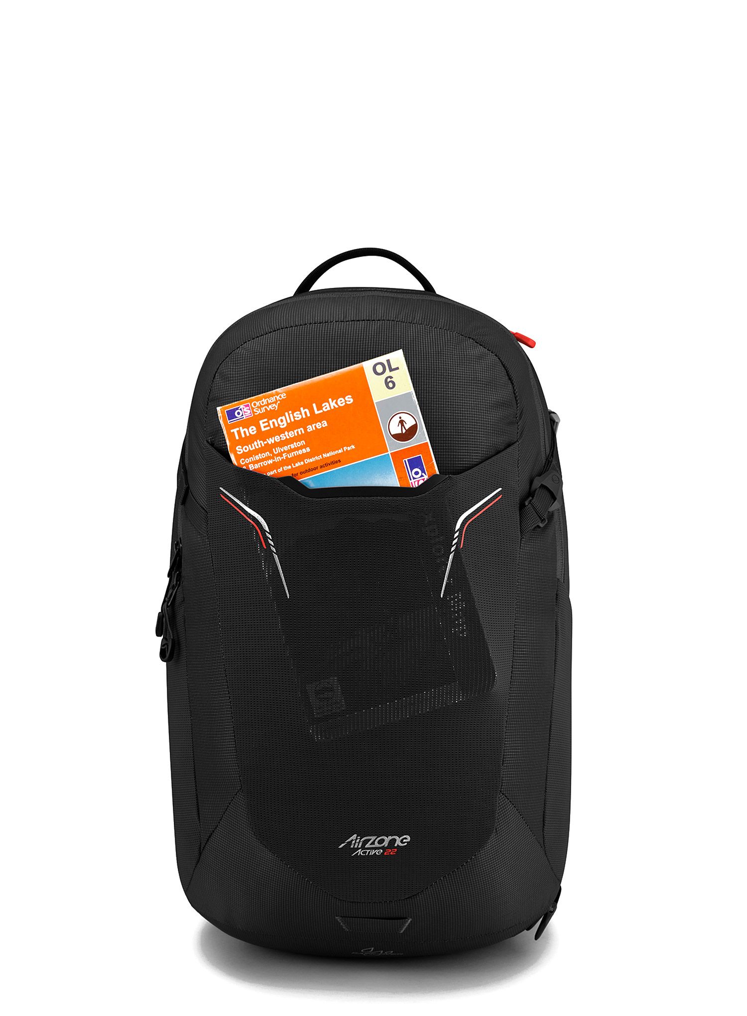 Ruksak s odstojnom mrežom Lowe Alpine AirZone Active 22 - black