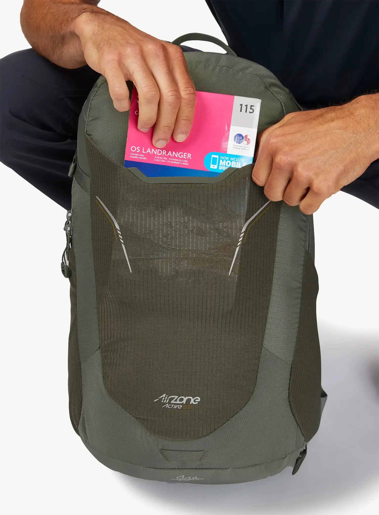 Planinarski ruksak Lowe Alpine AirZone Active 22 - light khaki