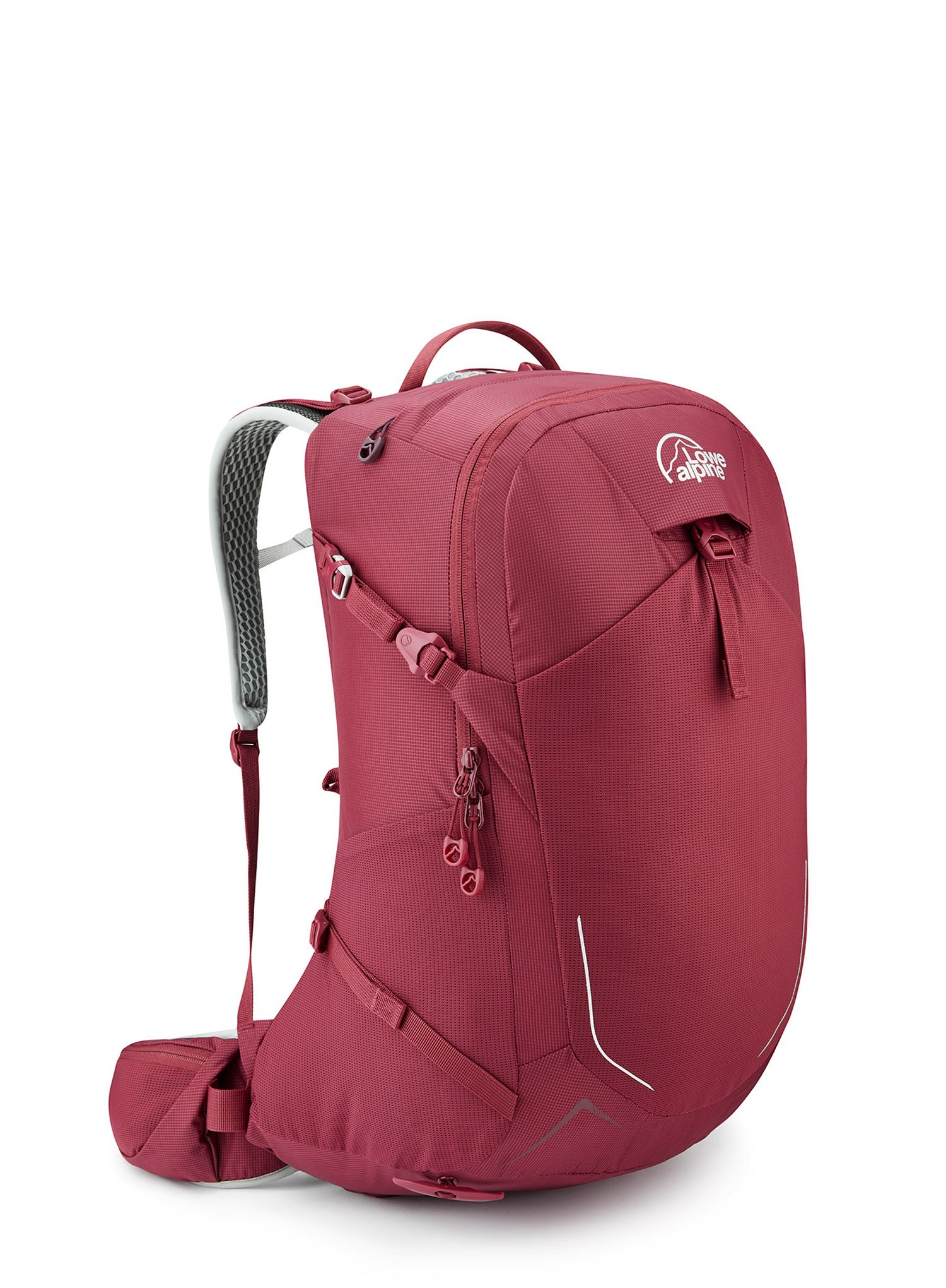 Ruksak s odstojnom mrežom Lowe Alpine AirZone Trek ND 26 - raspberry