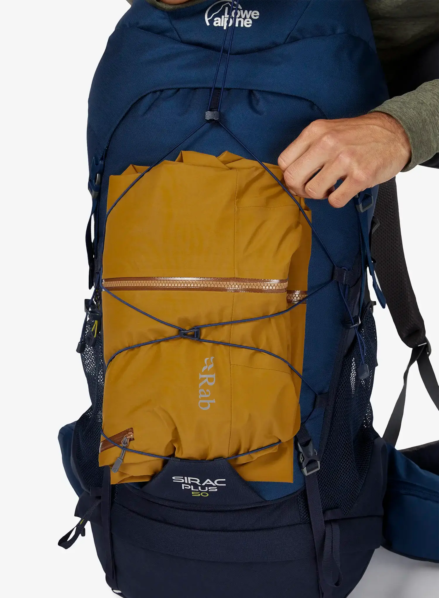 Trekking ruksak Lowe Alpine Sirac Plus 50 - deep ink/ink