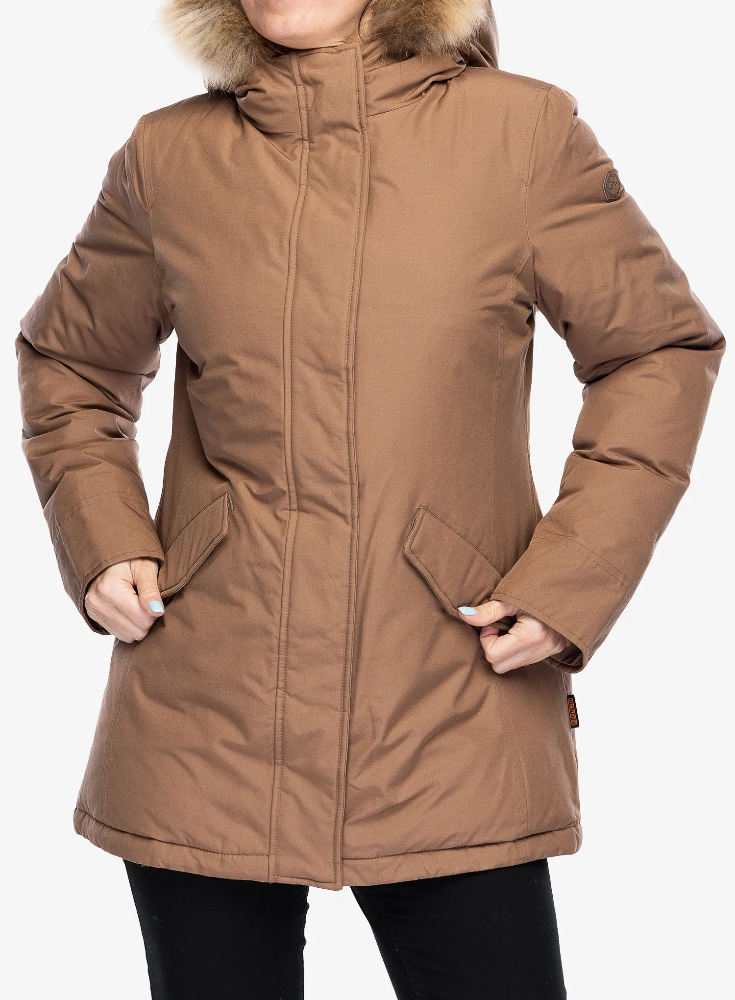 Ženski kaput Lumberjack Alaska - light brown