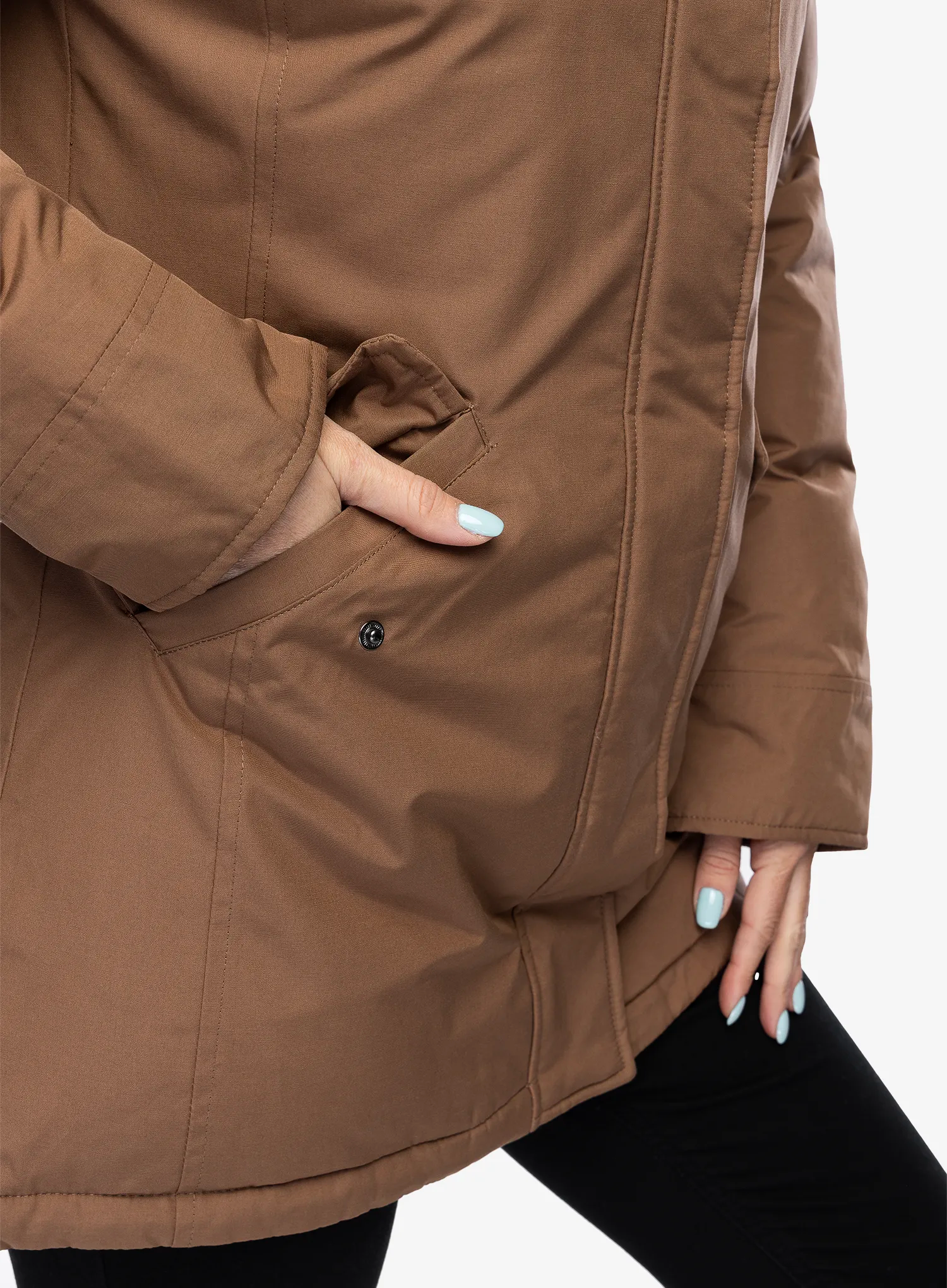Ženski kaput Lumberjack Alaska - light brown