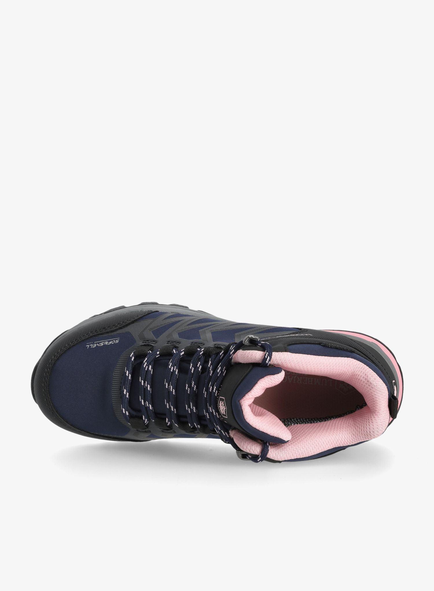 Visoke ženske planinarske cipele Lumberjack Stowe - navy blue/black