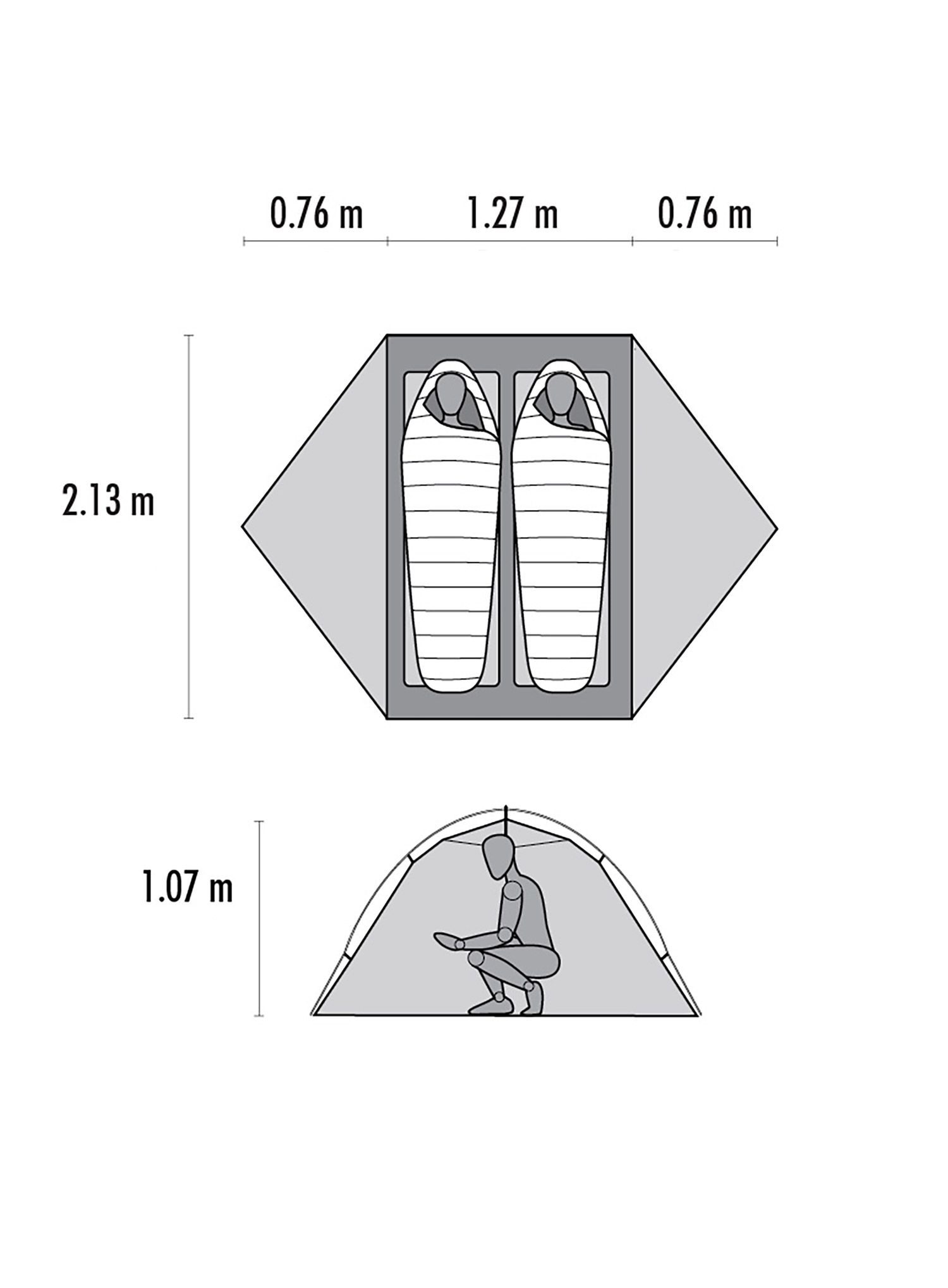 Šator za bicikl MSR Hubba Hubba Bikepack 2 