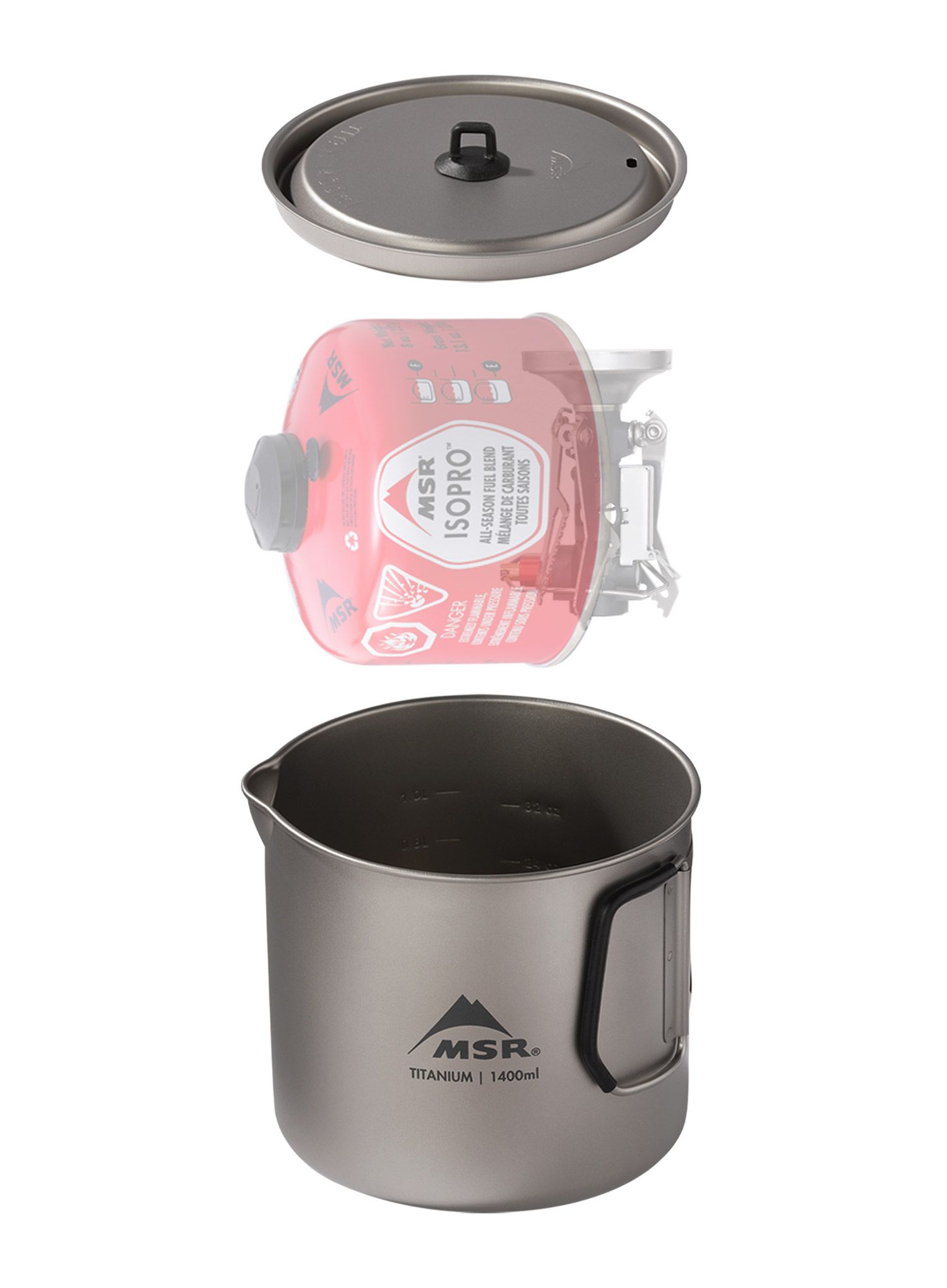 Čajnik MSR Titan Kettle 1400 ml