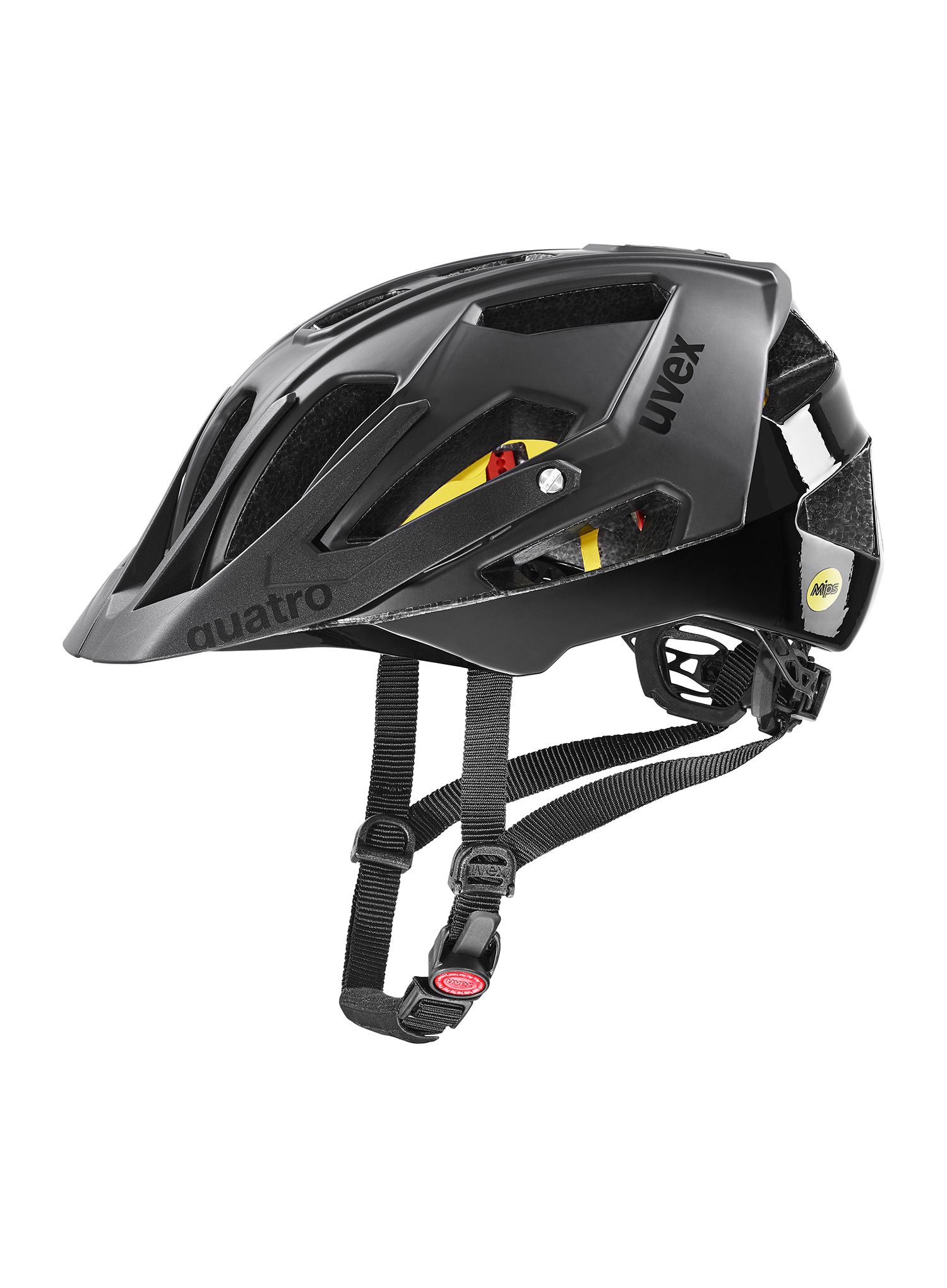 Kaciga MTB Uvex Quatro CC Mips - all black matt