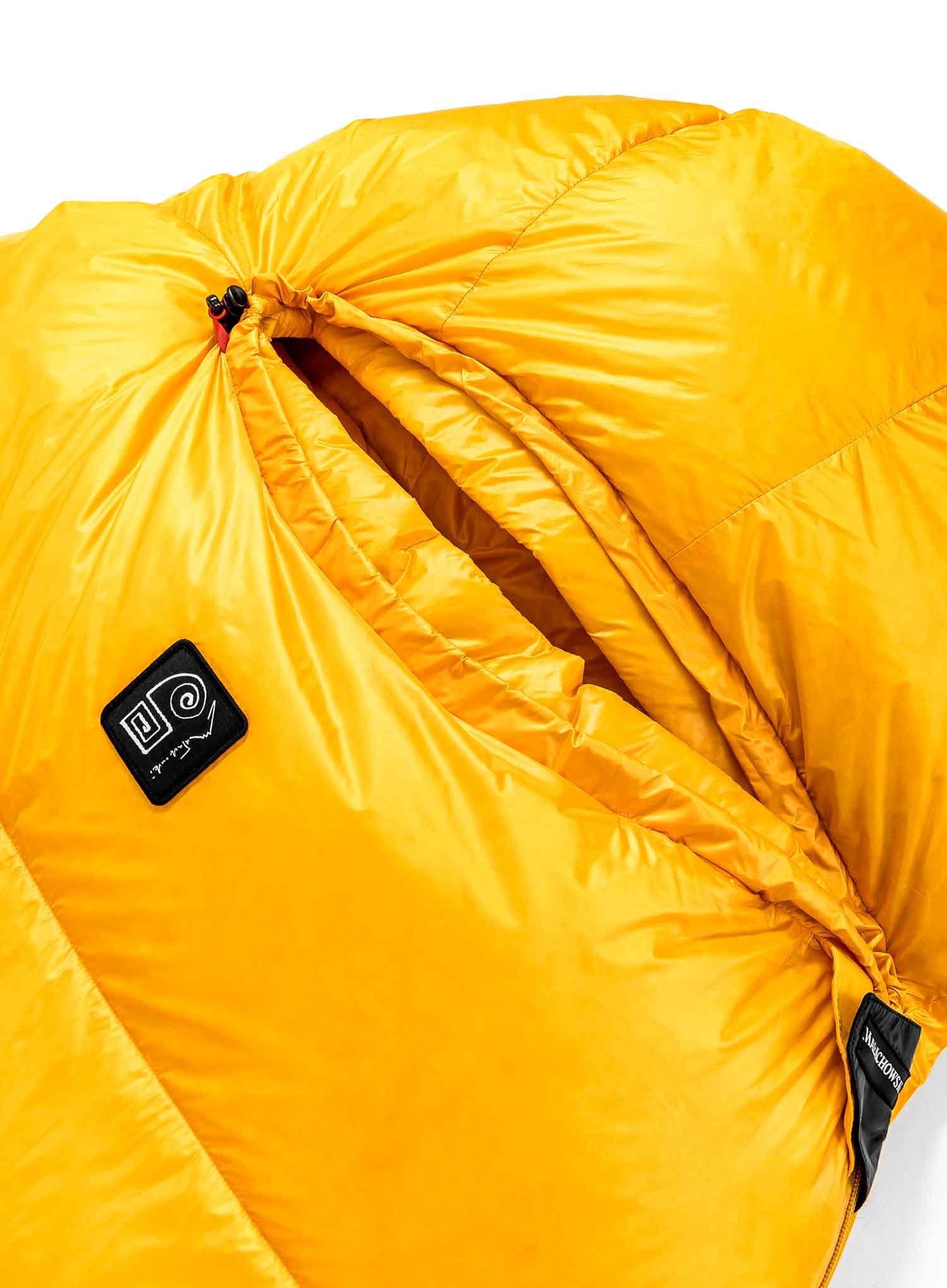 Perjana vreća za spavanje Małachowski Tourist 250 L LZ (188 cm) - yellow