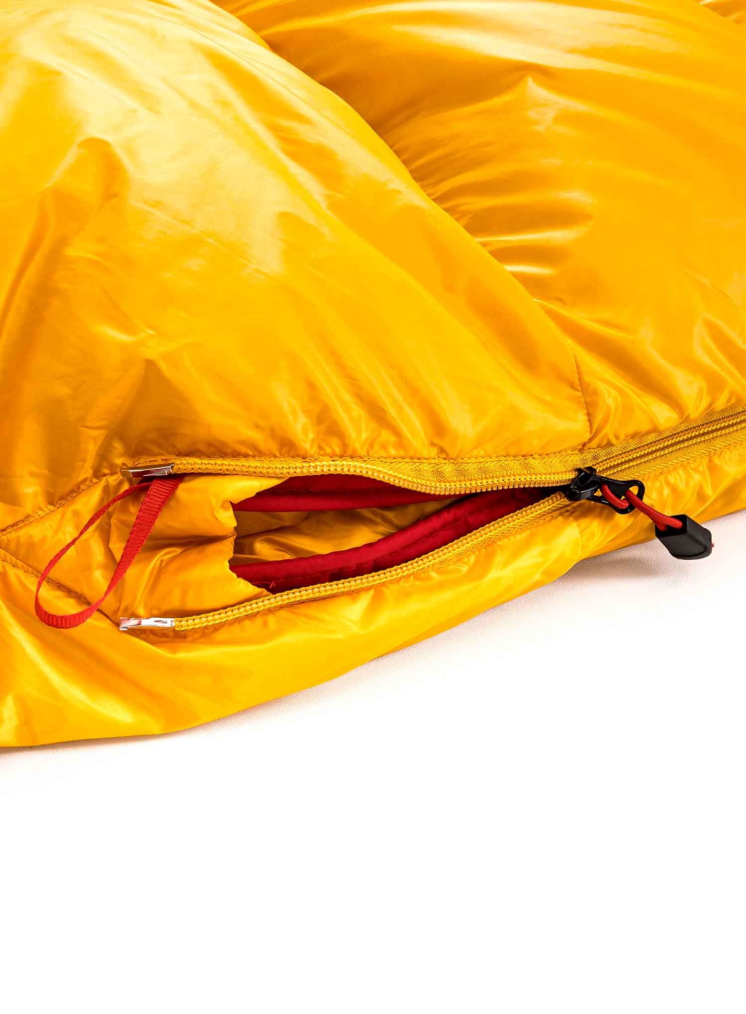 Perjana vreća za spavanje Małachowski Tourist 450 L LZ (188 cm) - yellow