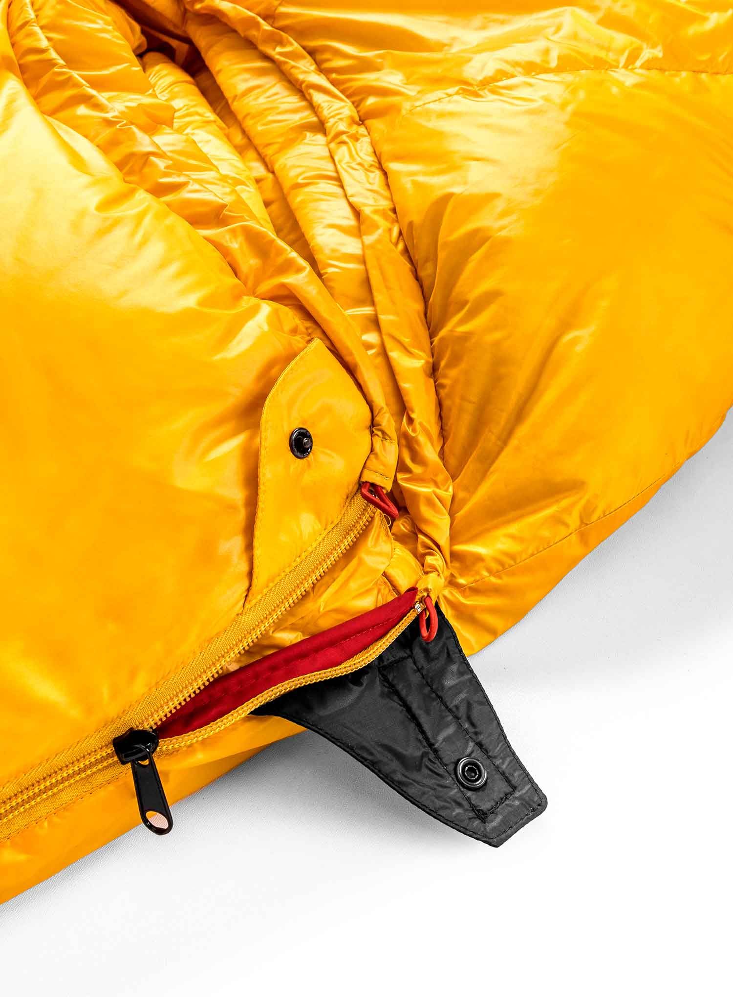 Perjana vreća za spavanje Małachowski Tourist 650 L LZ (188 cm) - yellow