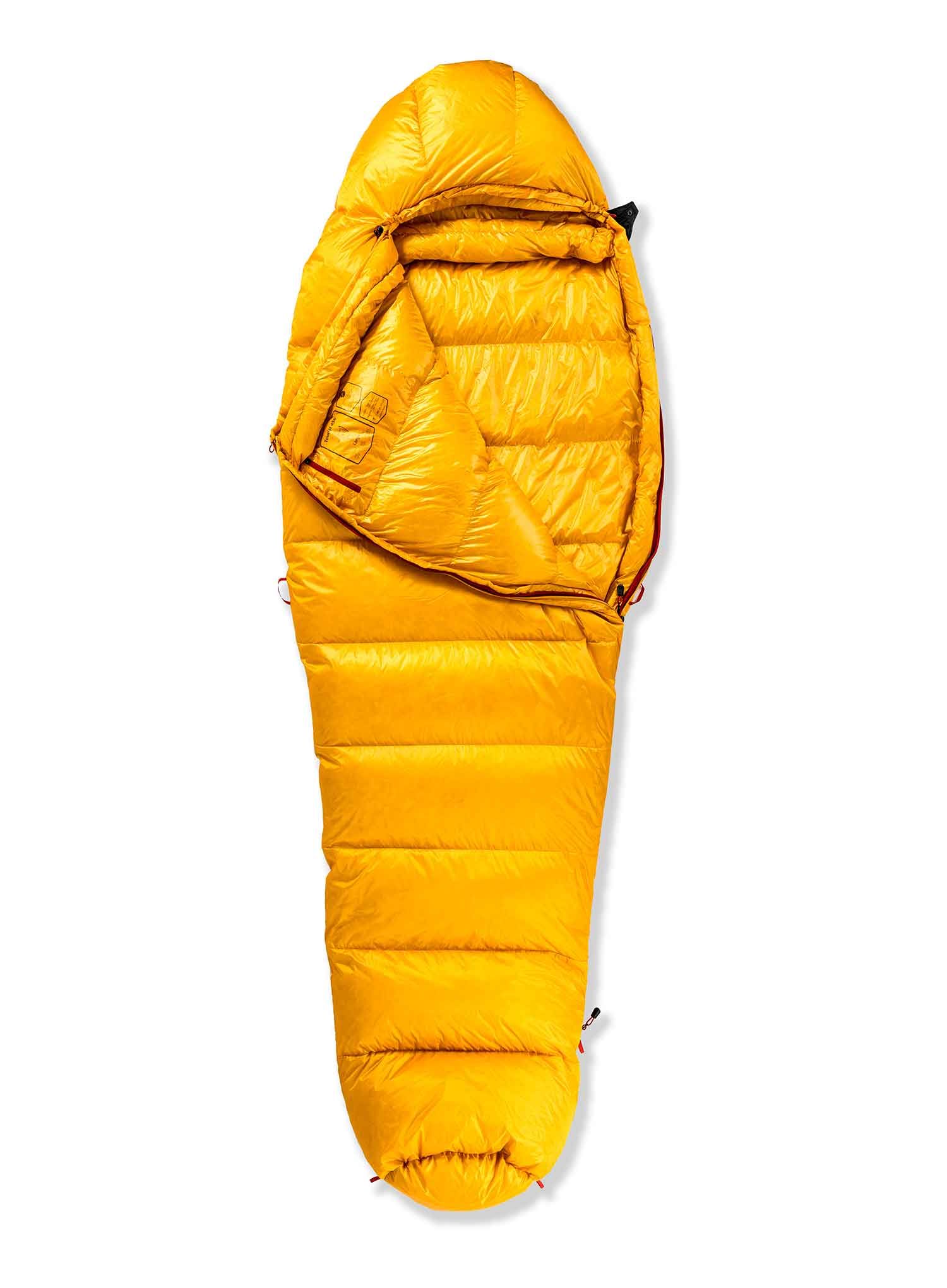 Perjana vreća za spavanje Małachowski Tourist 650 XL LZ (200 cm) - yellow