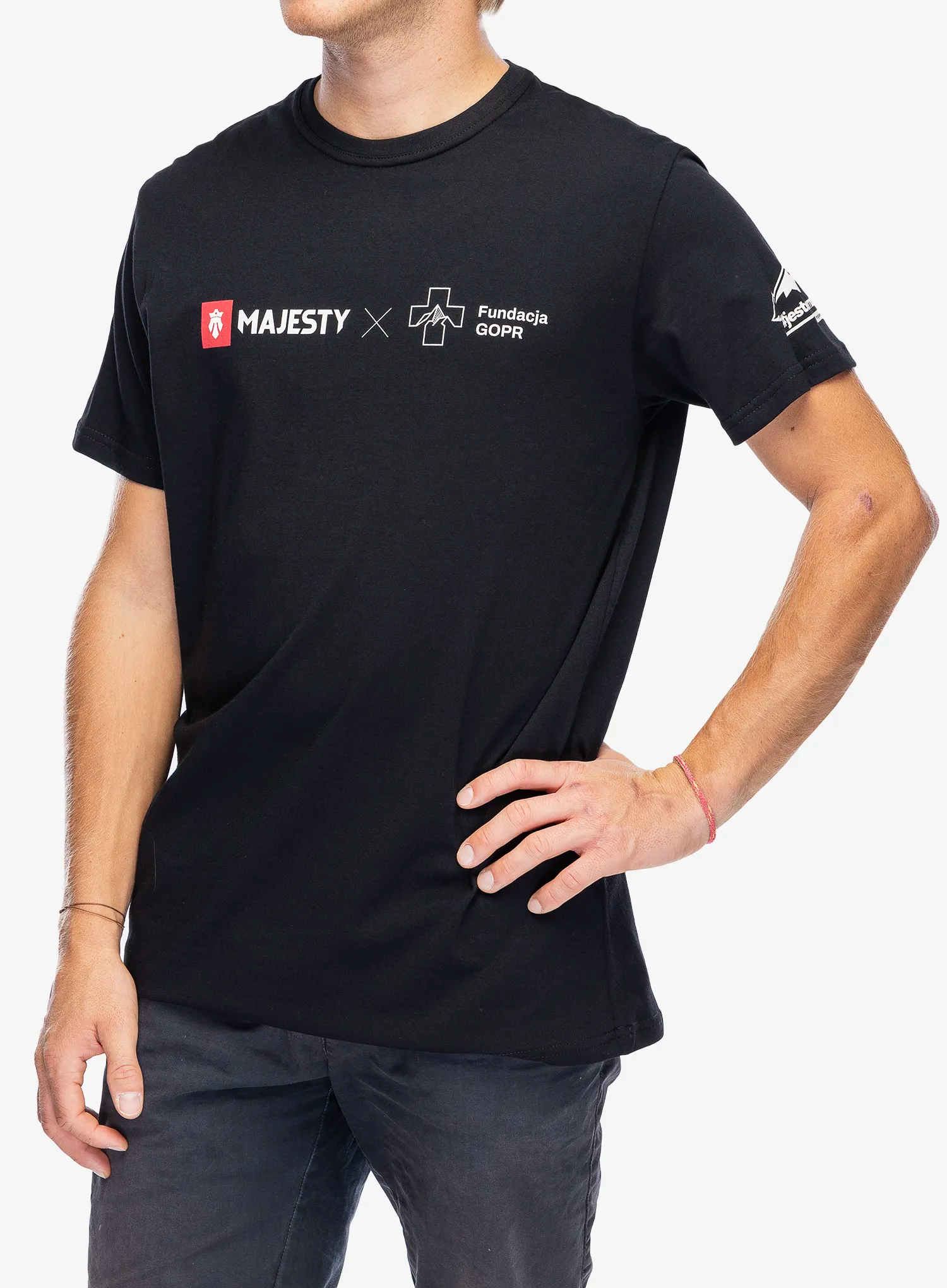 Majica Majesty Fundacja GOPR Help and Protect T-shirt  - black