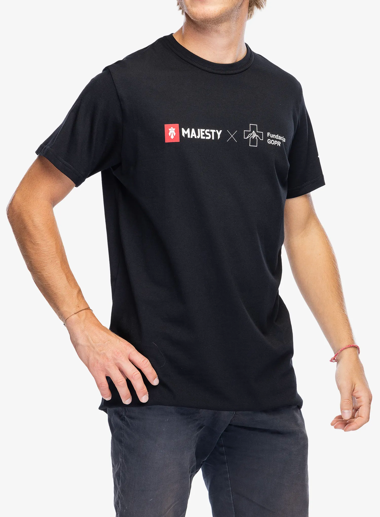 Majica Majesty Fundacja GOPR Help and Protect T-shirt  - black