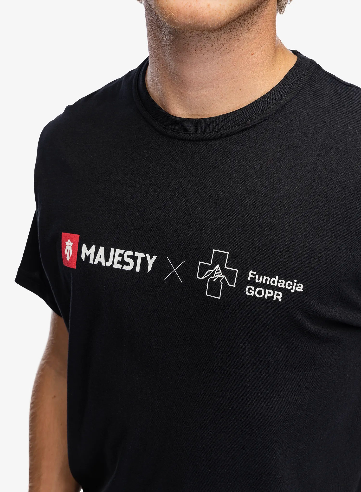 Majica Majesty Fundacja GOPR Help and Protect T-shirt  - black