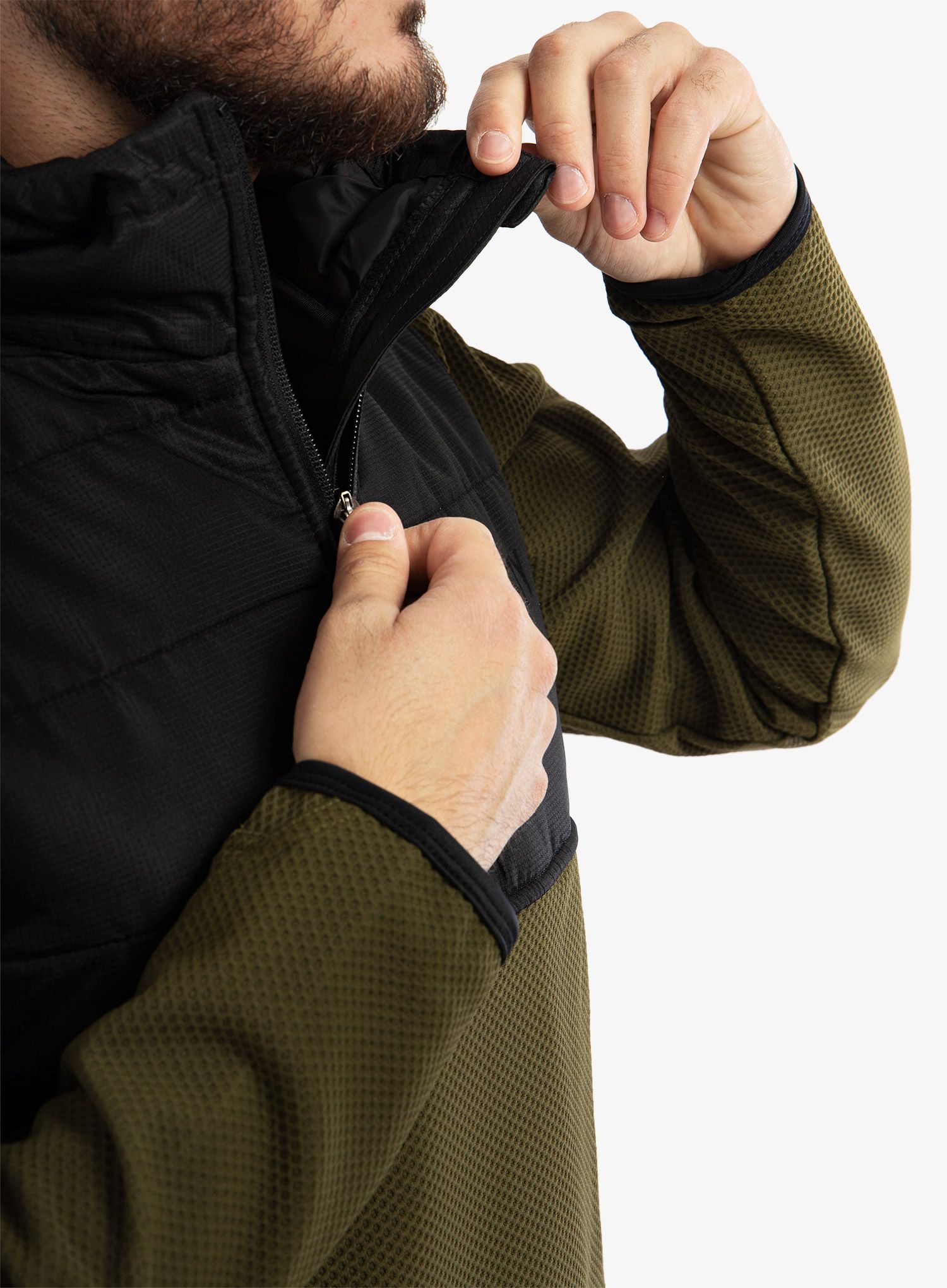 Hibridna jakna Majesty Heatshield Jacket - army green