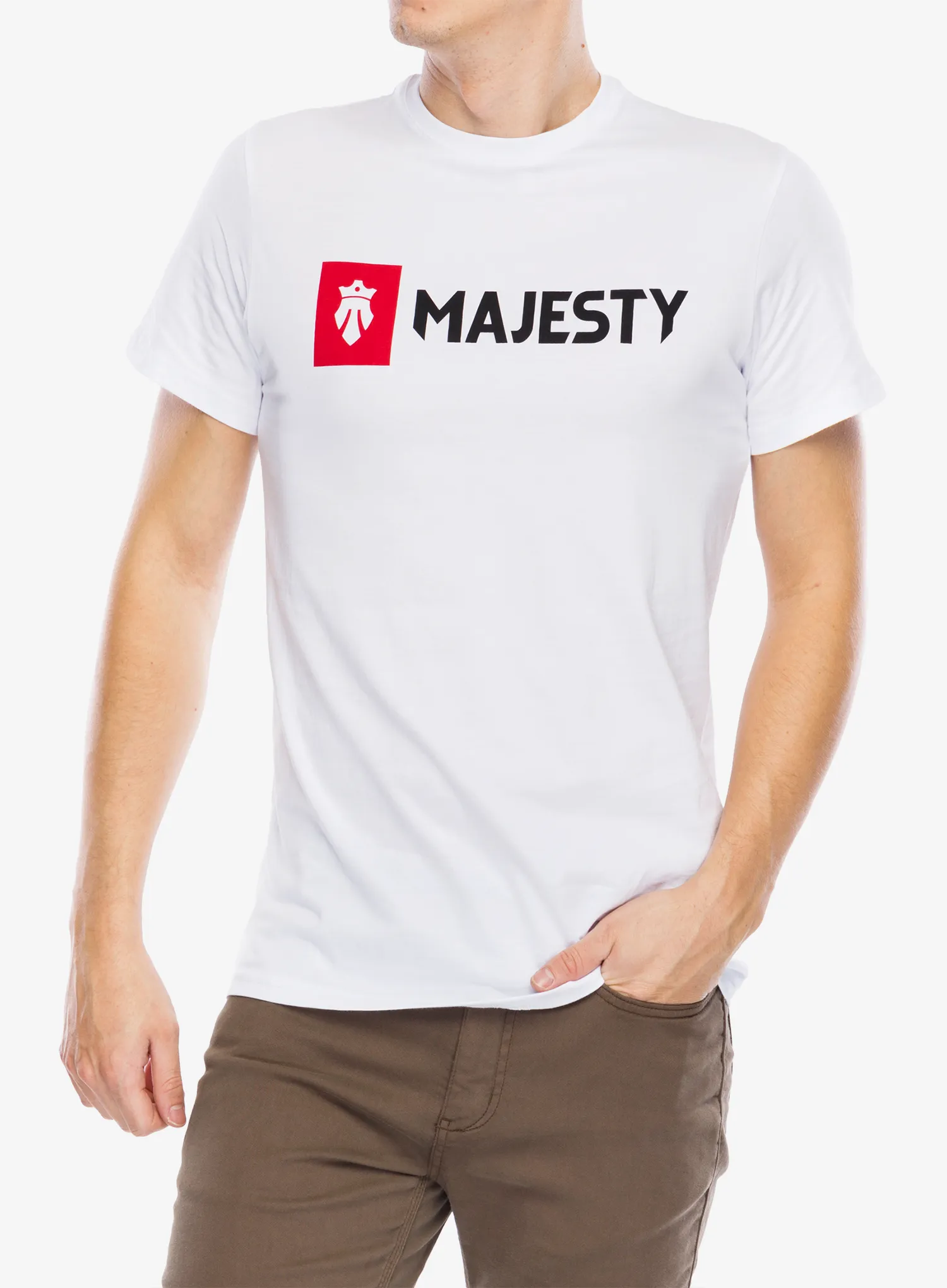 Pamučna majica Majesty Logo T-shirt - white