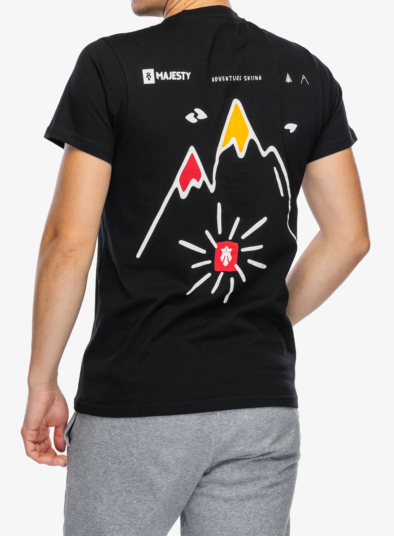 Pamučna majica Majesty Mountain T-Shirt - black