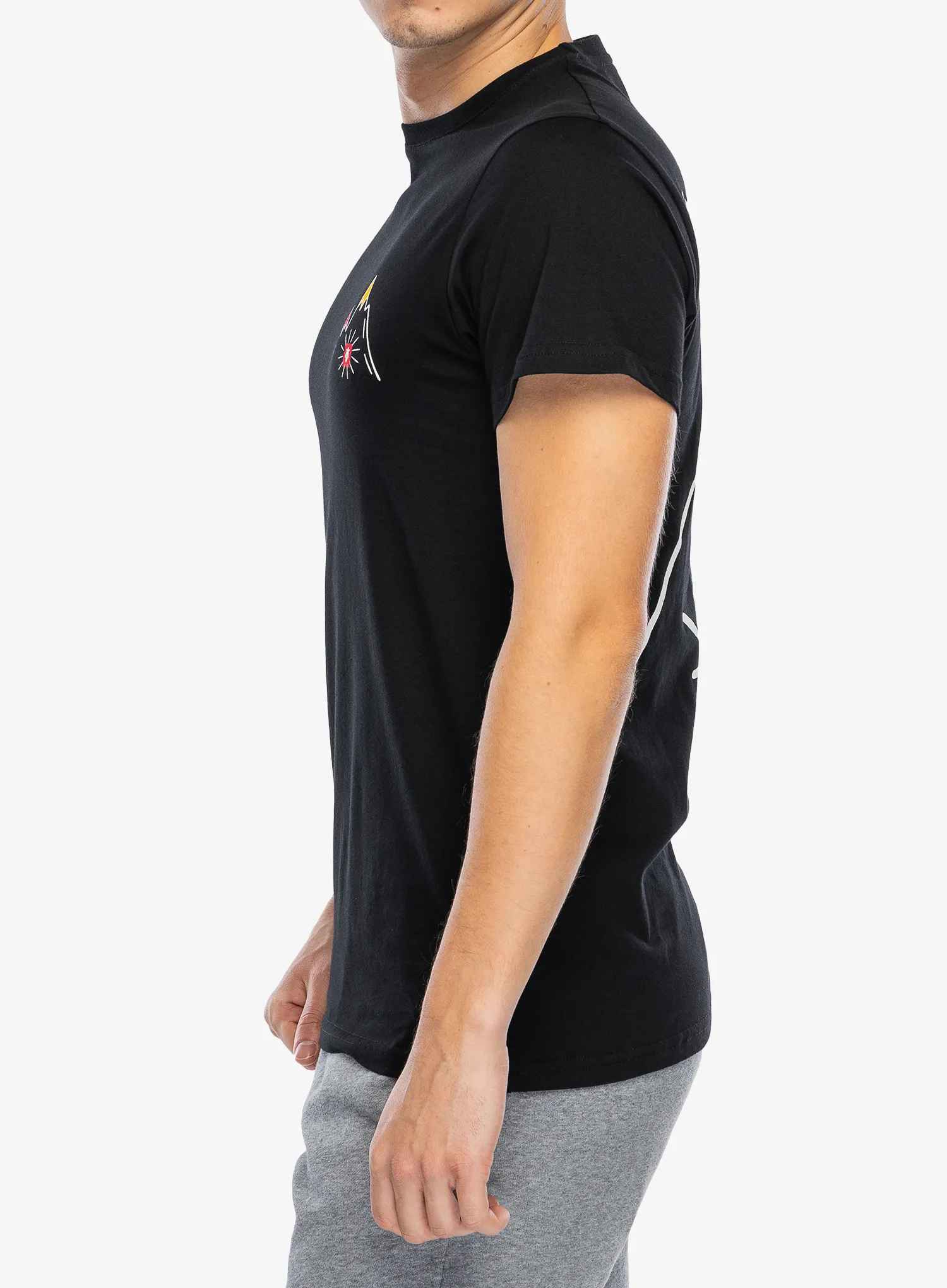 Pamučna majica Majesty Mountain T-Shirt - black