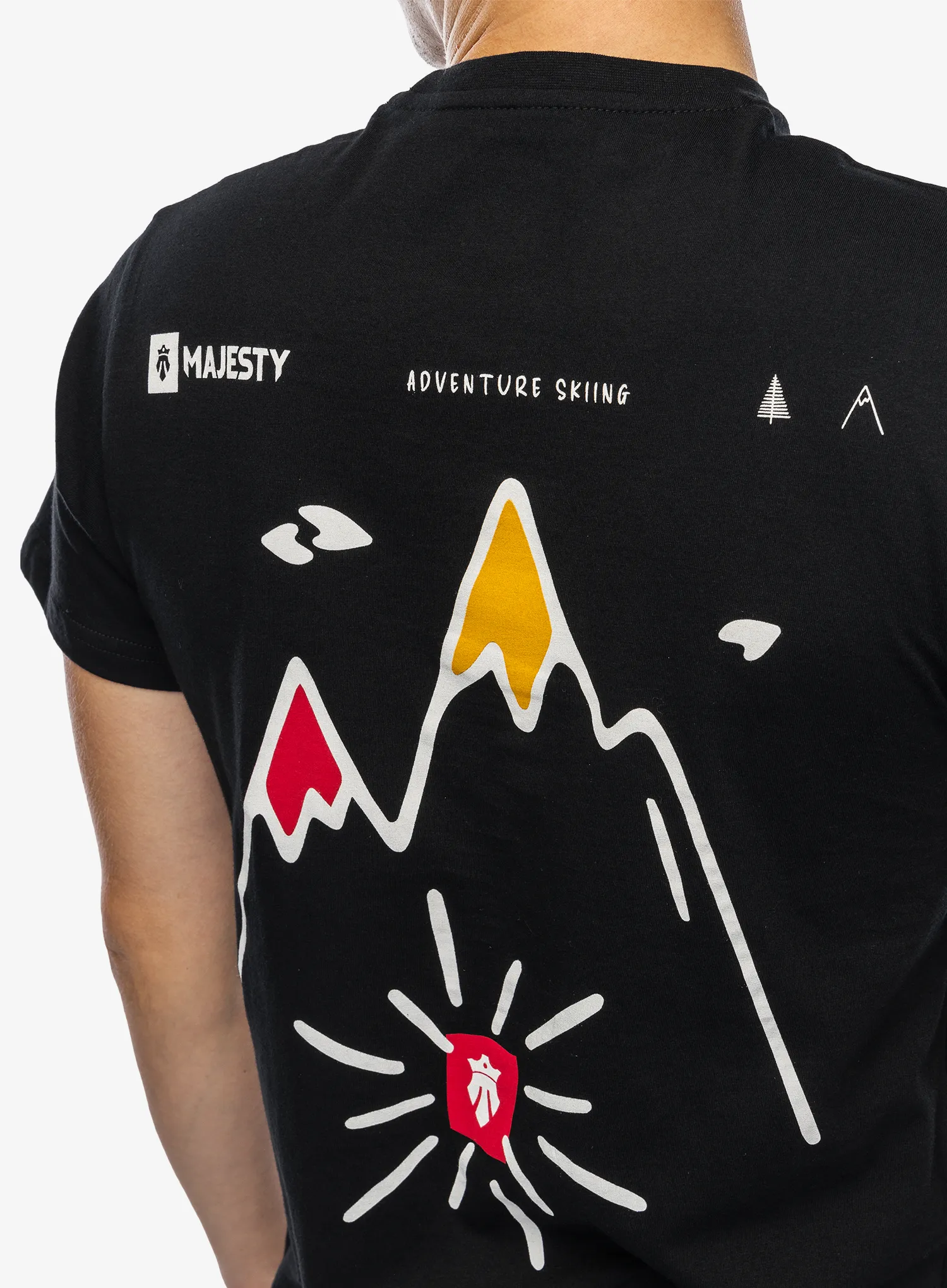 Pamučna majica Majesty Mountain T-Shirt - black