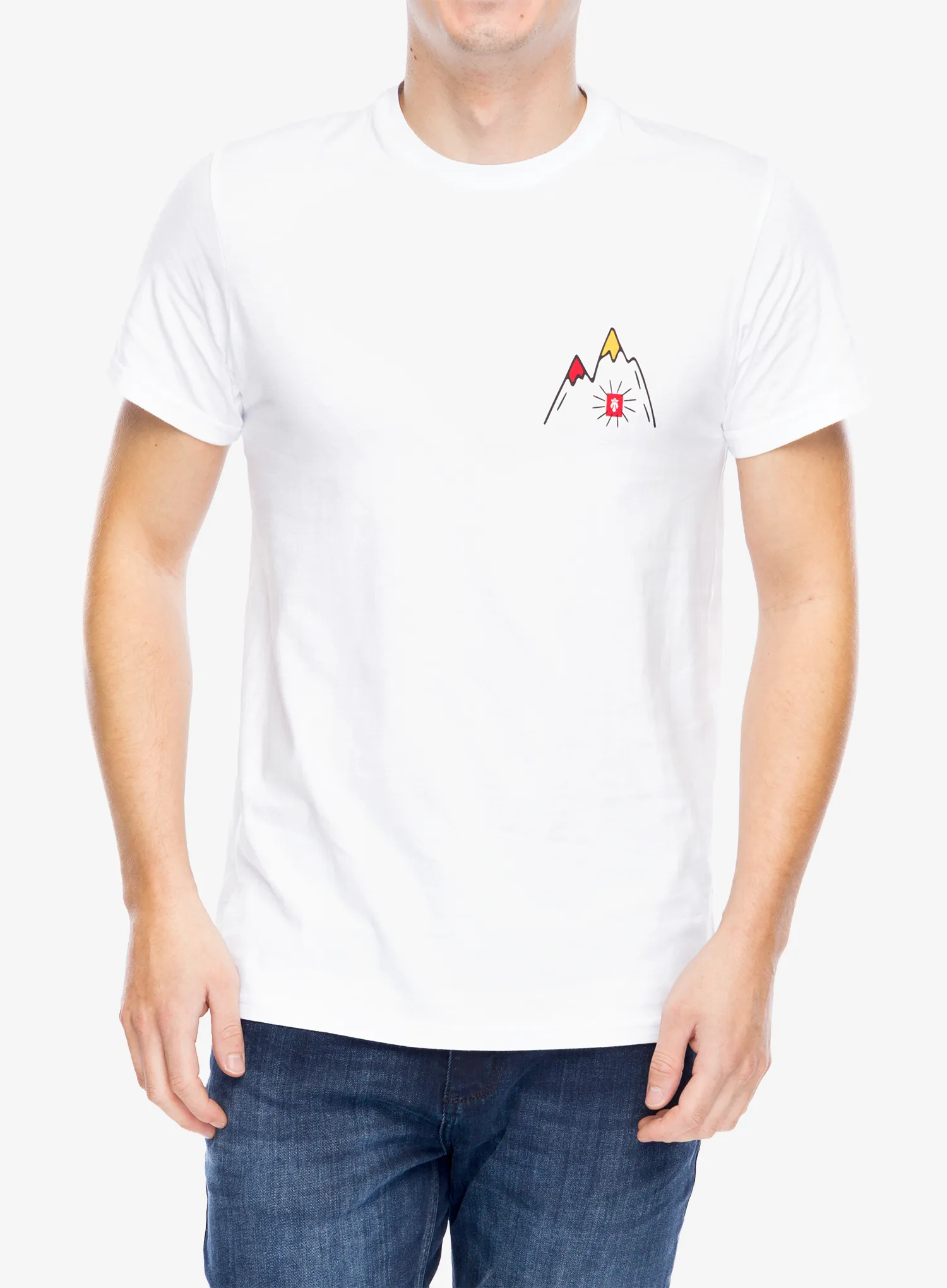 Pamučna majica Majesty Mountain T-Shirt - white