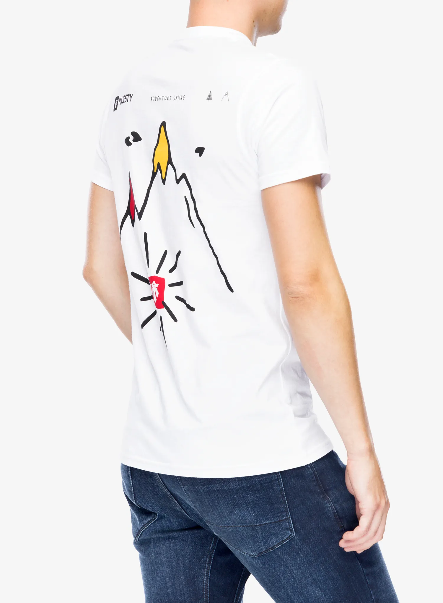 Pamučna majica Majesty Mountain T-Shirt - white