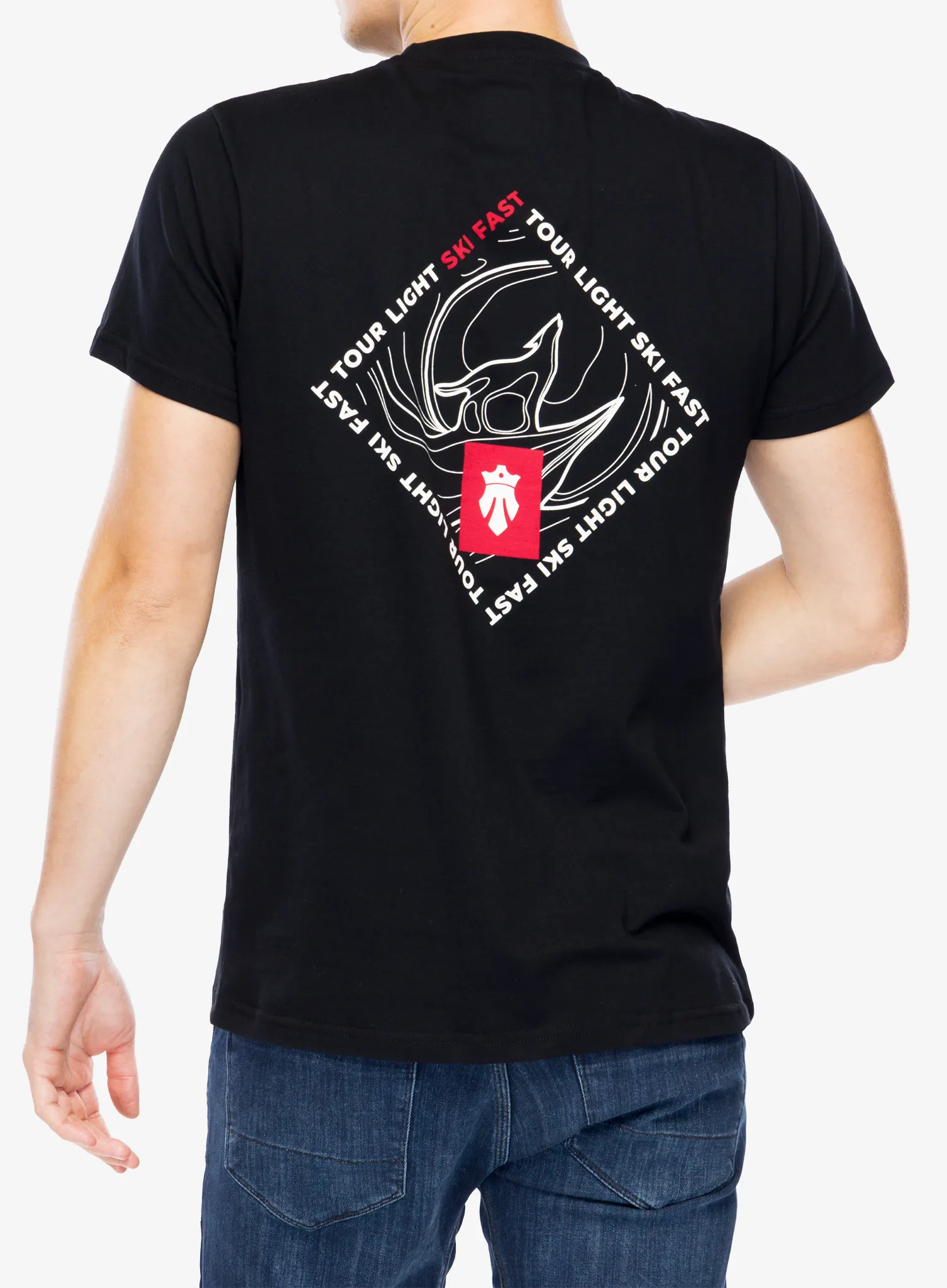 Majica s tiskom Majesty Ski Fast T-Shirt - black