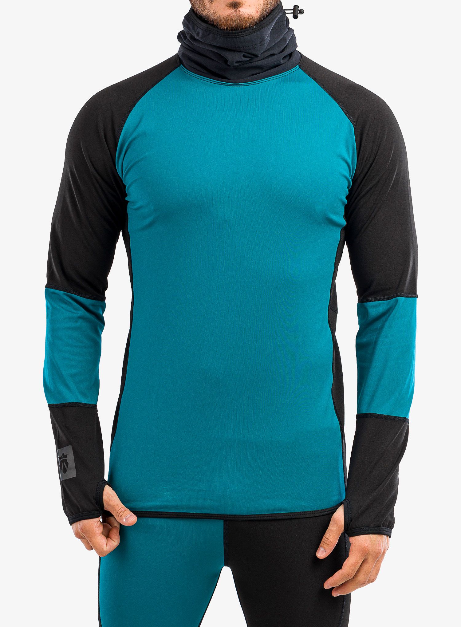 Termoaktivna dukserica Majesty Surface Base Layer Top - black/green
