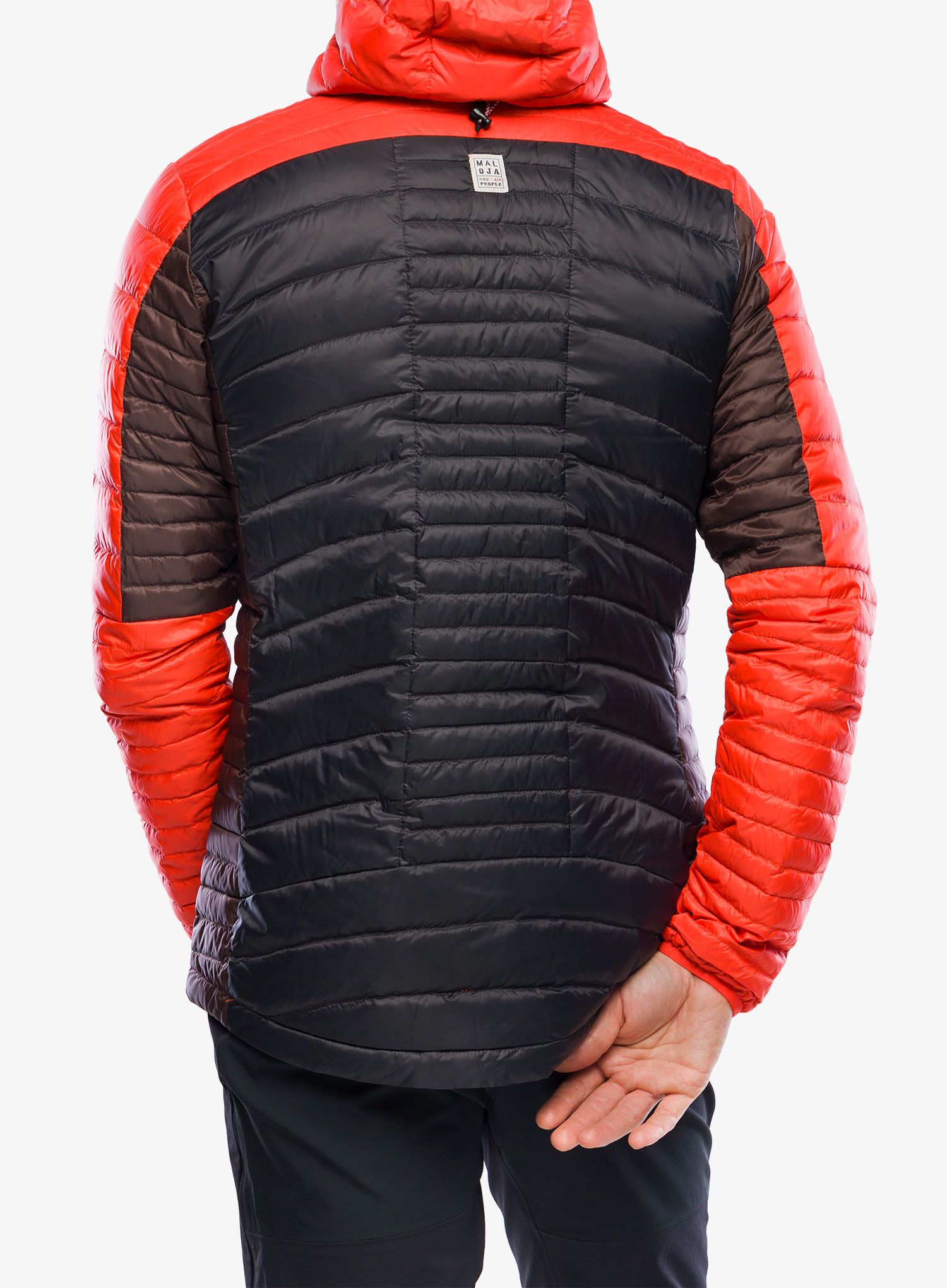 Pernata jakna Maloja Almaj - fire red multi