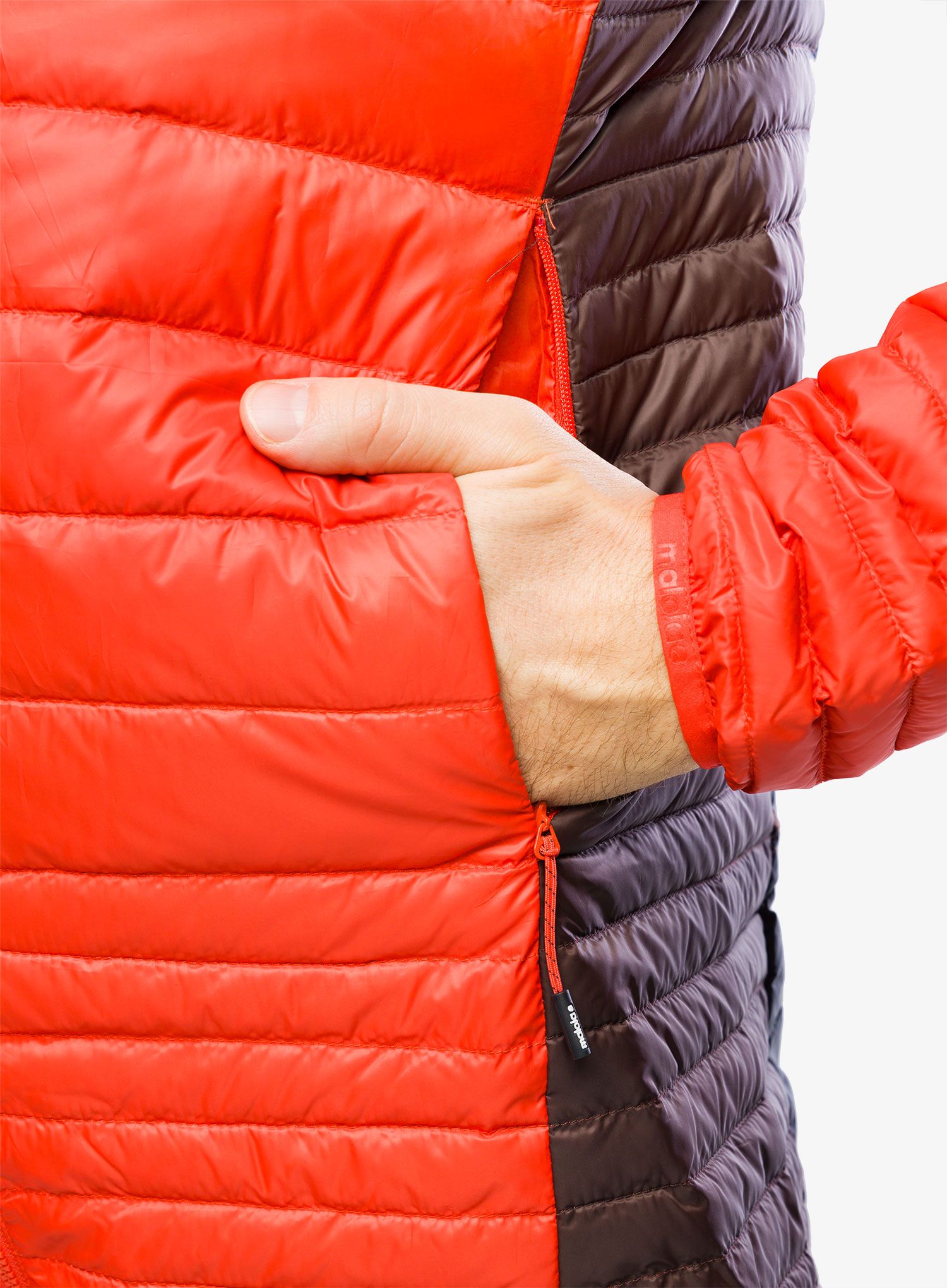 Pernata jakna Maloja Almaj - fire red multi