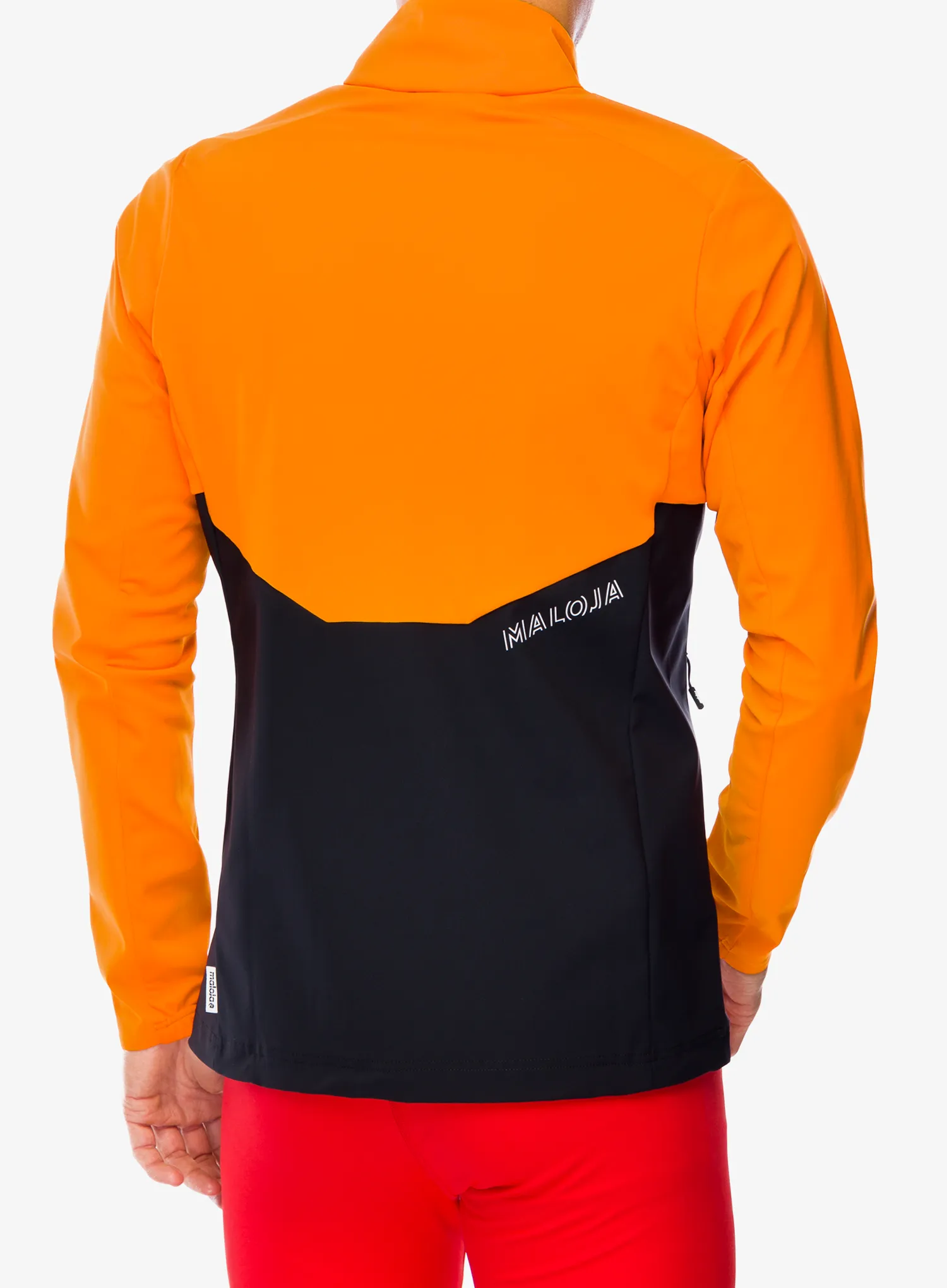 Softshell jakna Maloja Alpel - orange sun multi