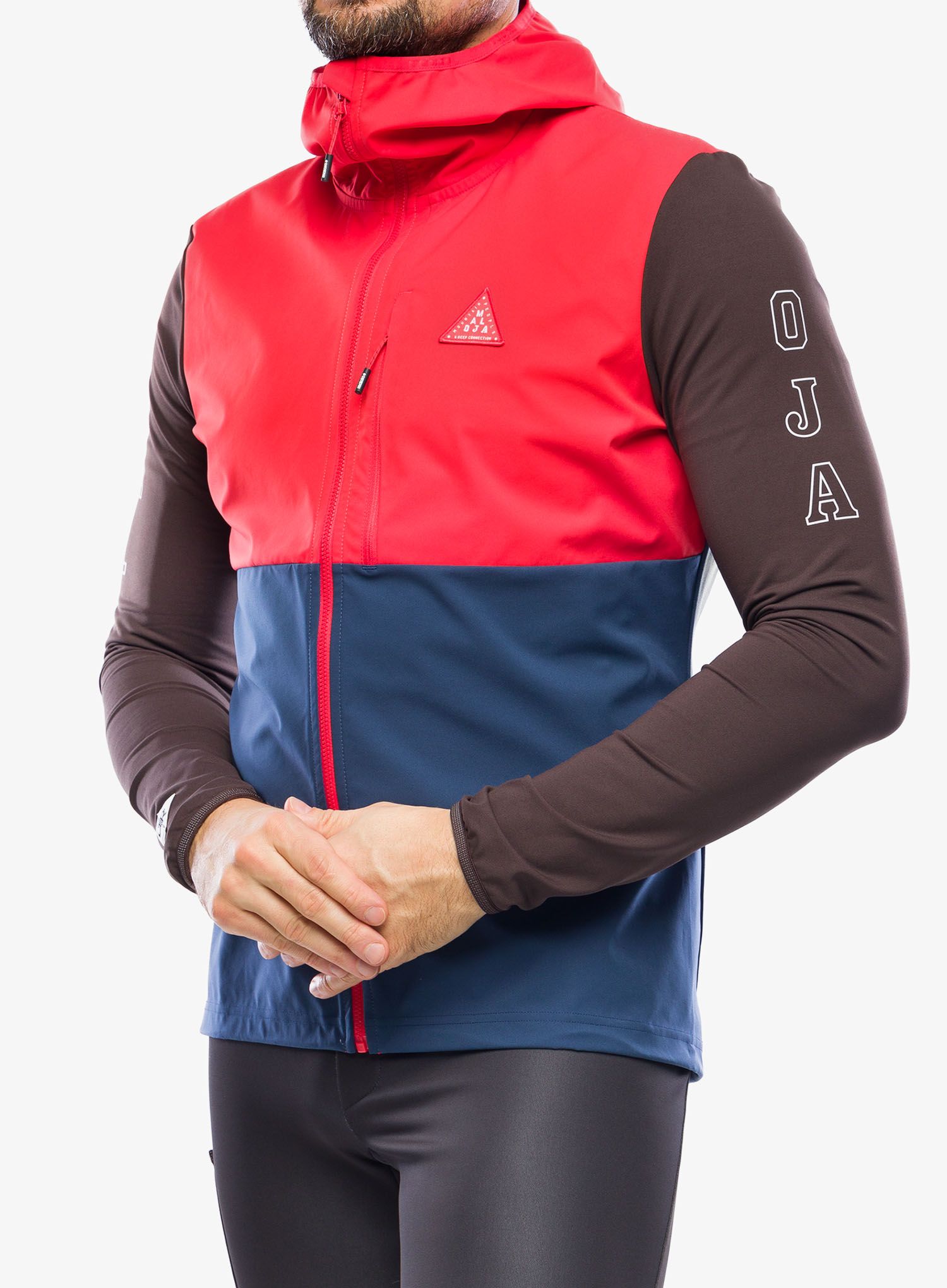 Softshell jakna Maloja Beifuss - midnight multi