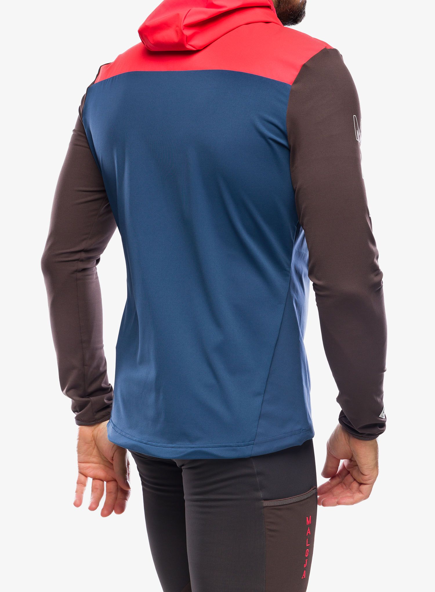 Softshell jakna Maloja Beifuss - midnight multi