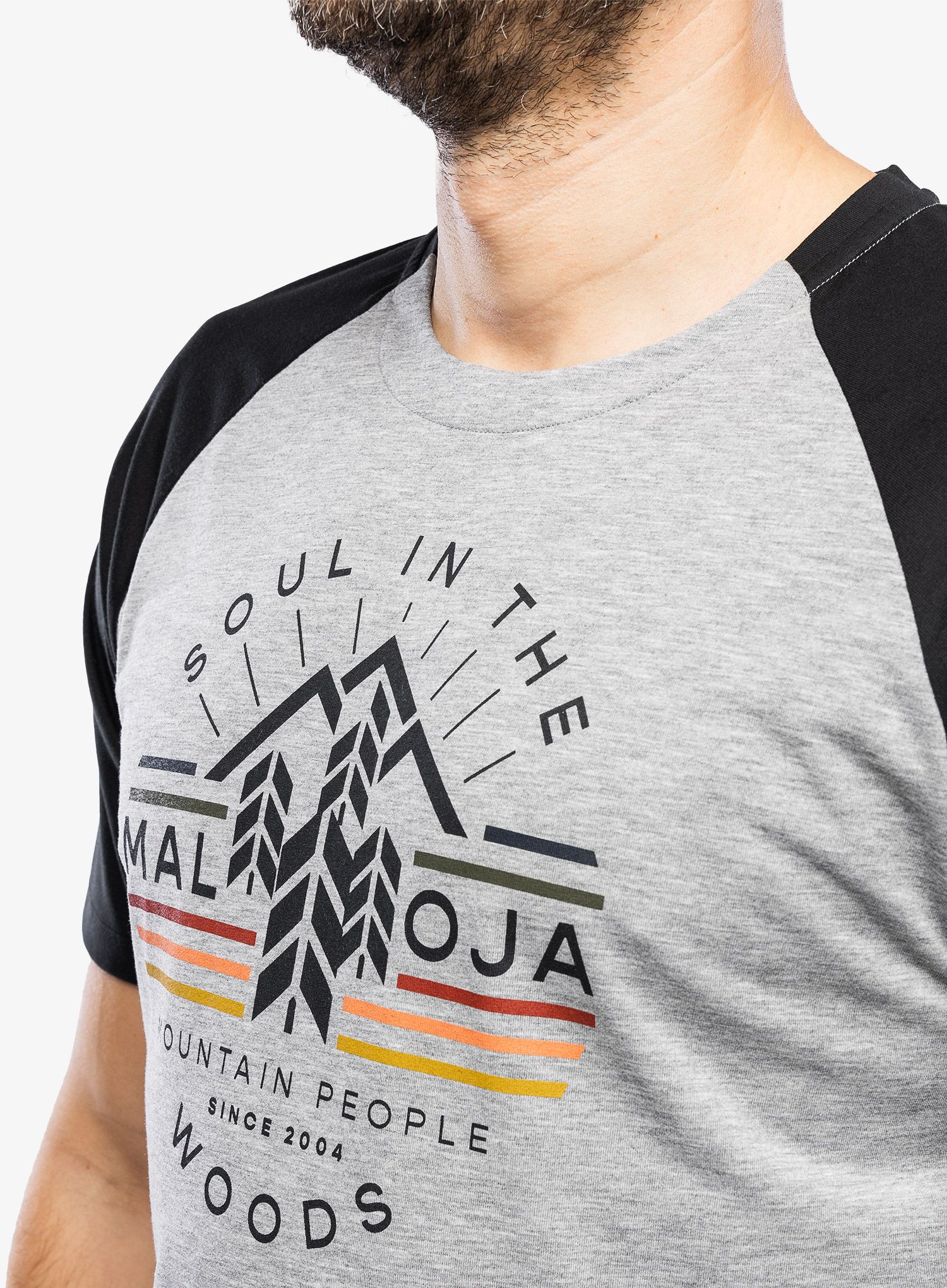Majica Maloja Blaubeere - moonless multi