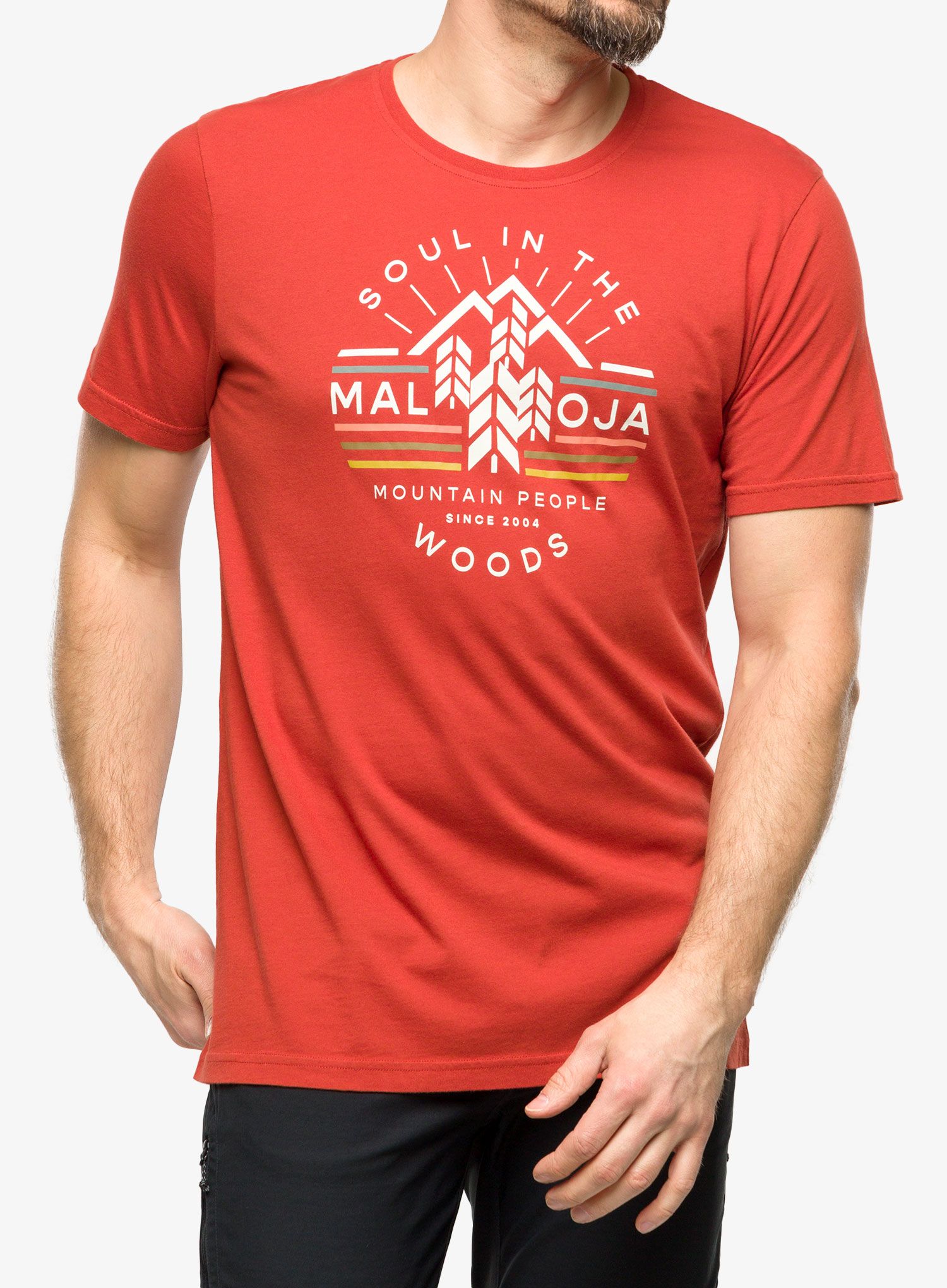 Majica Maloja Eukalyptus - firebug