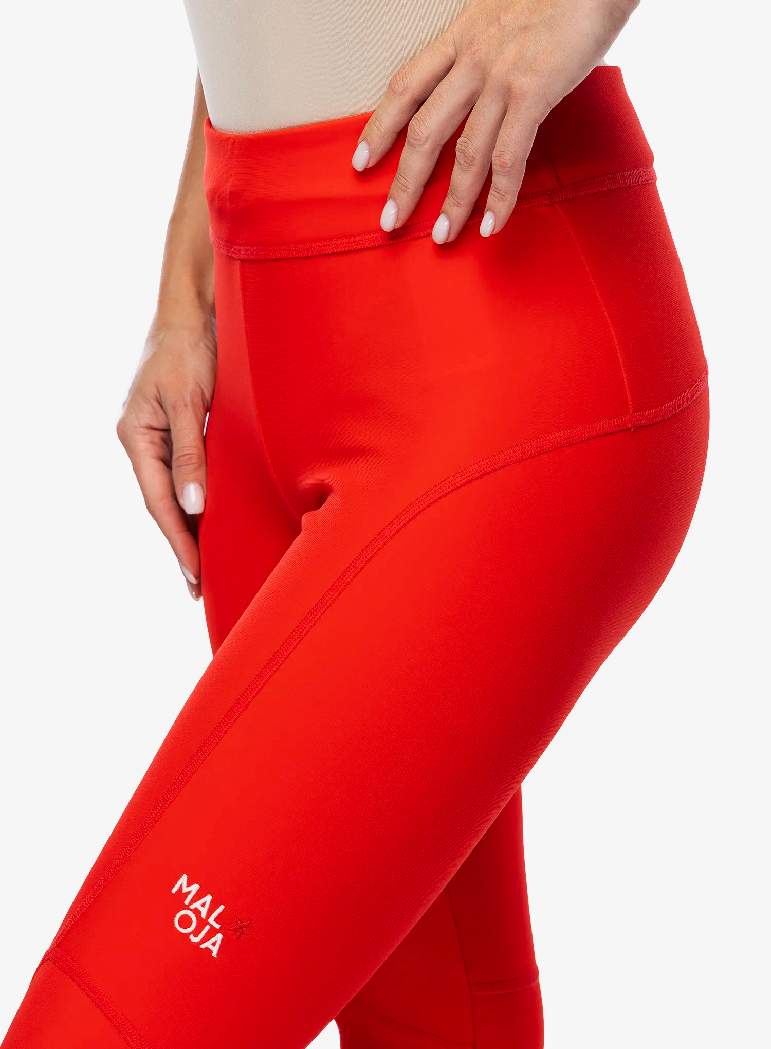 Ženske tajice Maloja Forcola - fire red