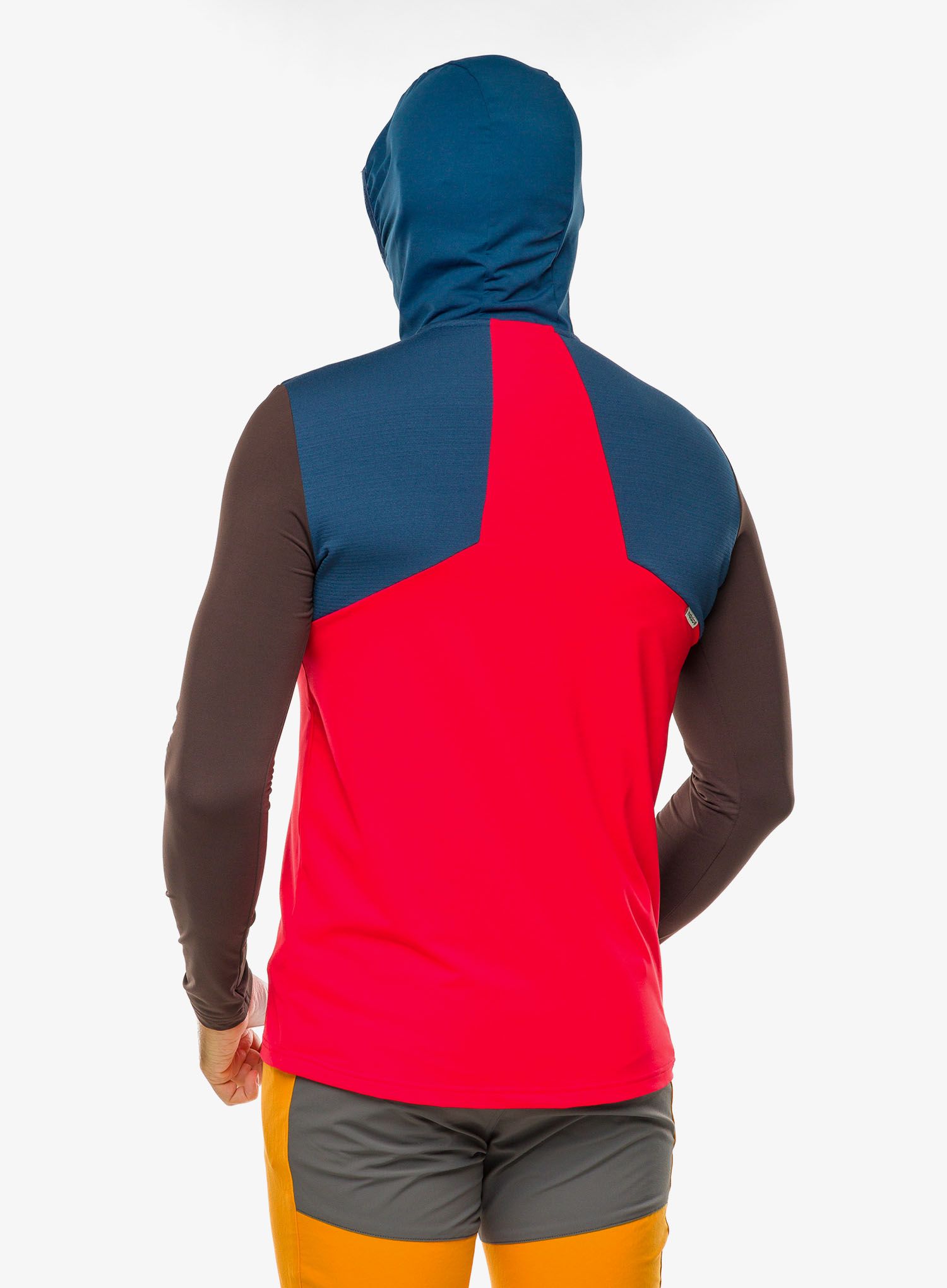 Majica s kapuljačom Maloja Kaltern - midnight multi/multi