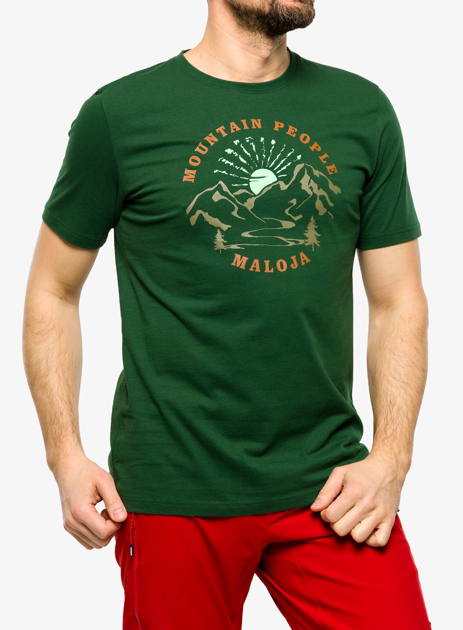 Majica s tiskom Maloja Kapf - fir